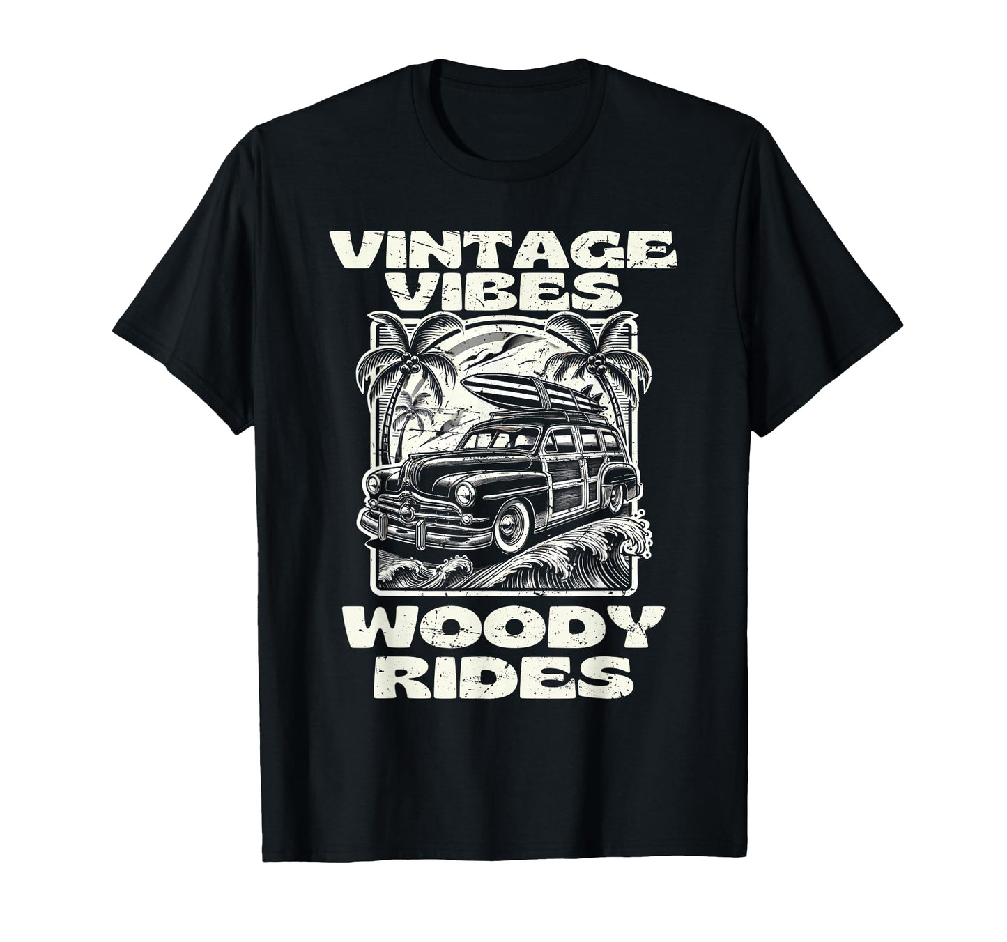 Woody Wagon Woodie Wagon Car Car T-Shirt - Fun Novelty Design Men Women - T-Shirt, Sweatshirt, Hoodie