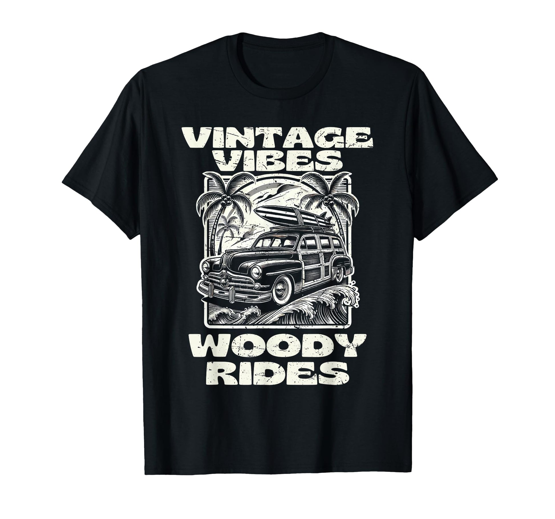 Woody Wagon Woodie Wagon Car Car T-Shirt - Fun Novelty Design Men Women - T-Shirt, Sweatshirt, Hoodie