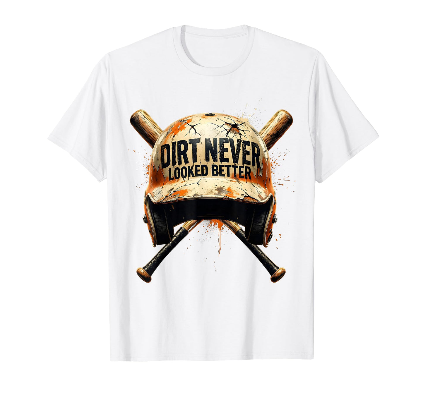 Dirt Never Looked Better Womens Baseball T-Shirt - Novelty Apparel Unisex - T-Shirt, Sweatshirt, Hoodie