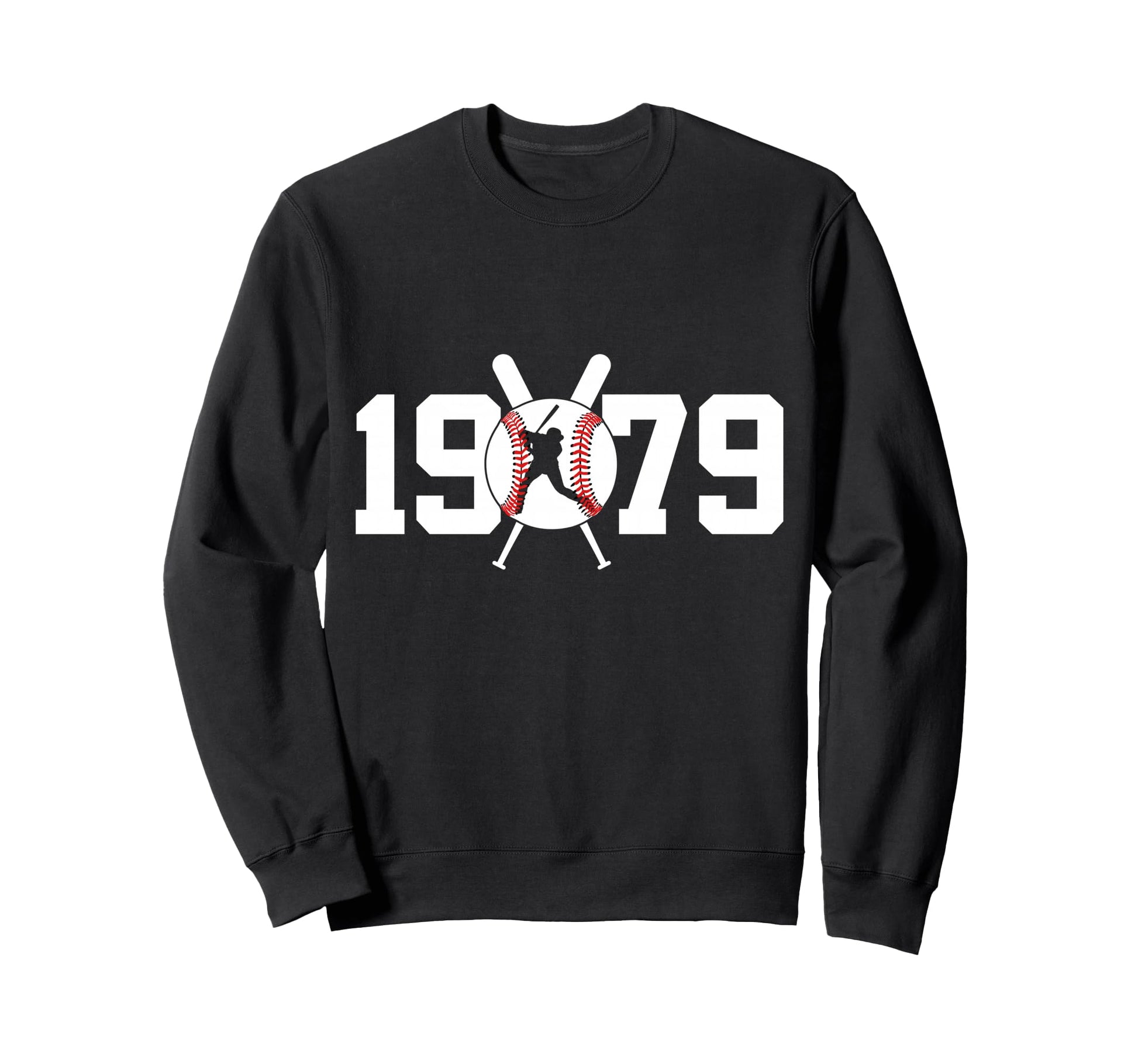 1979 Baseball 47Th Birthday Sweatshirt - Fun Novelty Design Unisex - T-Shirt, Sweatshirt, Hoodie