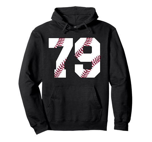 Baseball 1947 79Th Birthday 79 Years Old Hoodie - Unique Graphic for Adults - T-Shirt, Sweatshirt, Hoodie