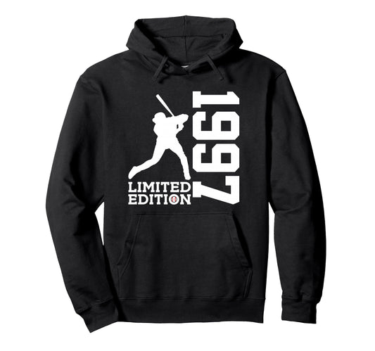 29Th Birthday Baseball 1997 Hoodie - Casual Everyday Wear Men Women - T-Shirt, Sweatshirt, Hoodie