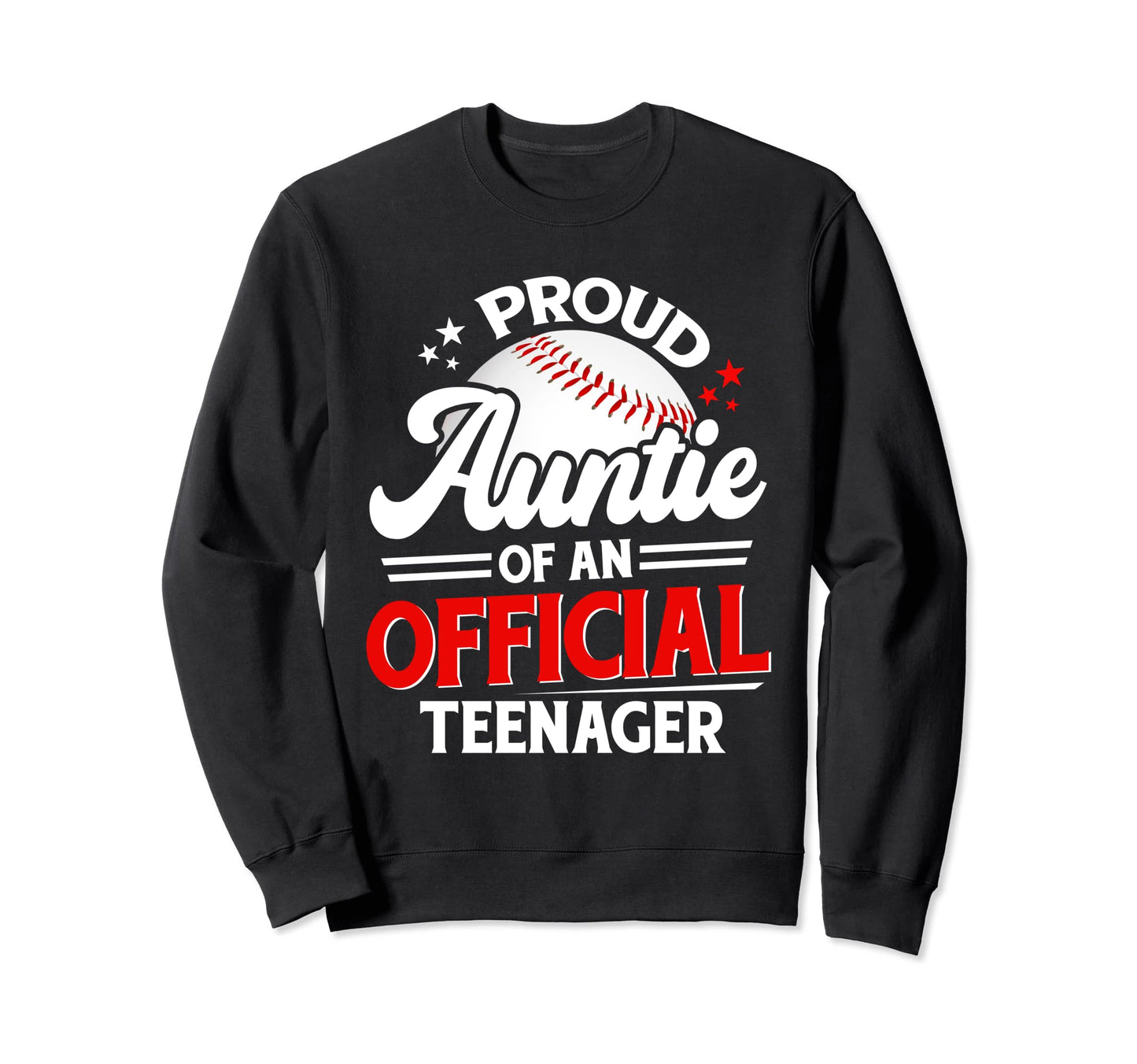 Proud Auntie Teenager 13Th Birthday Sweatshirt - Custom Art Print Unisex - T-Shirt, Sweatshirt, Hoodie