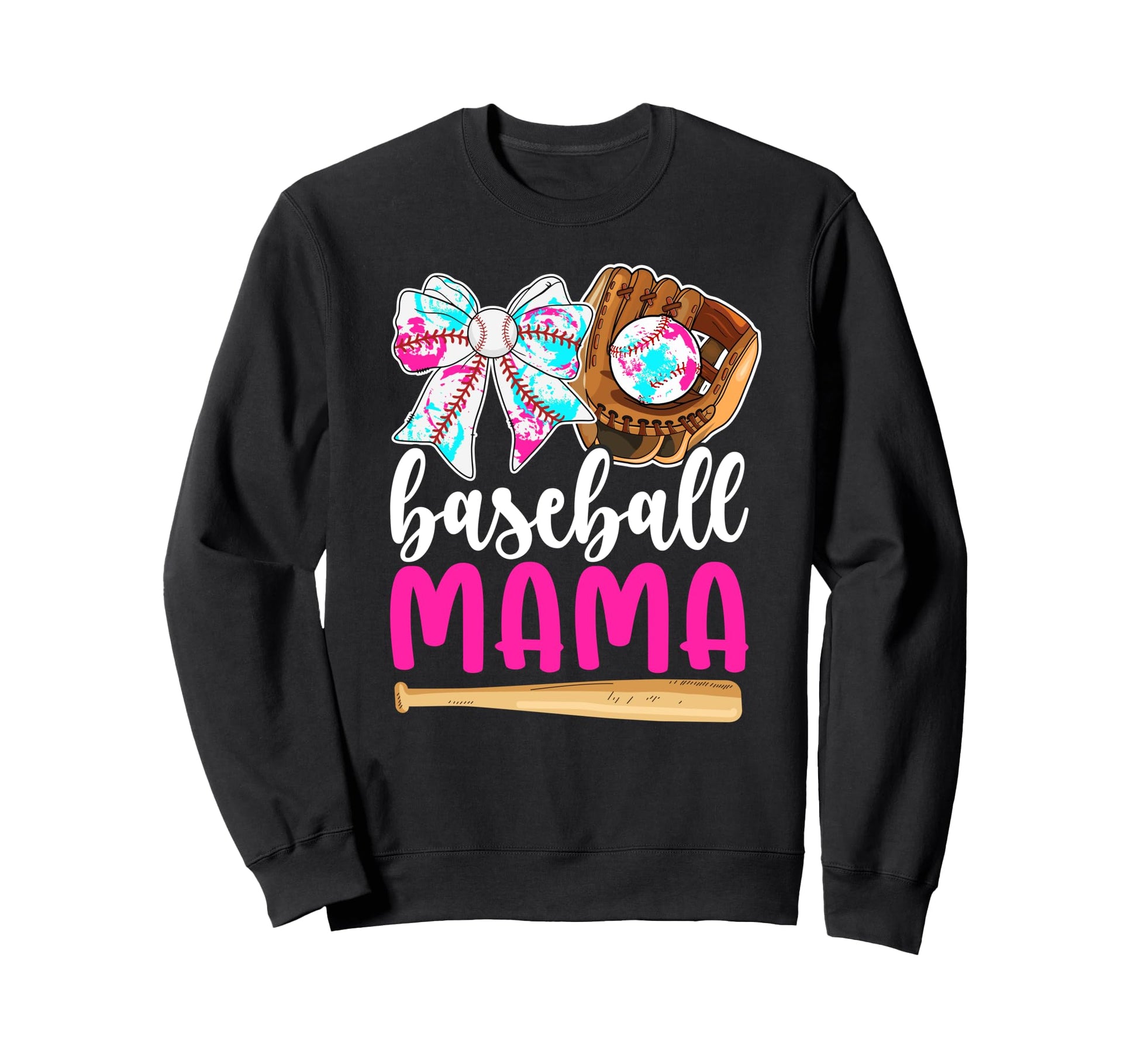 Baseball Mama Coquette Baseball Sweatshirt - Aesthetic Graphic Men Women - T-Shirt, Sweatshirt, Hoodie