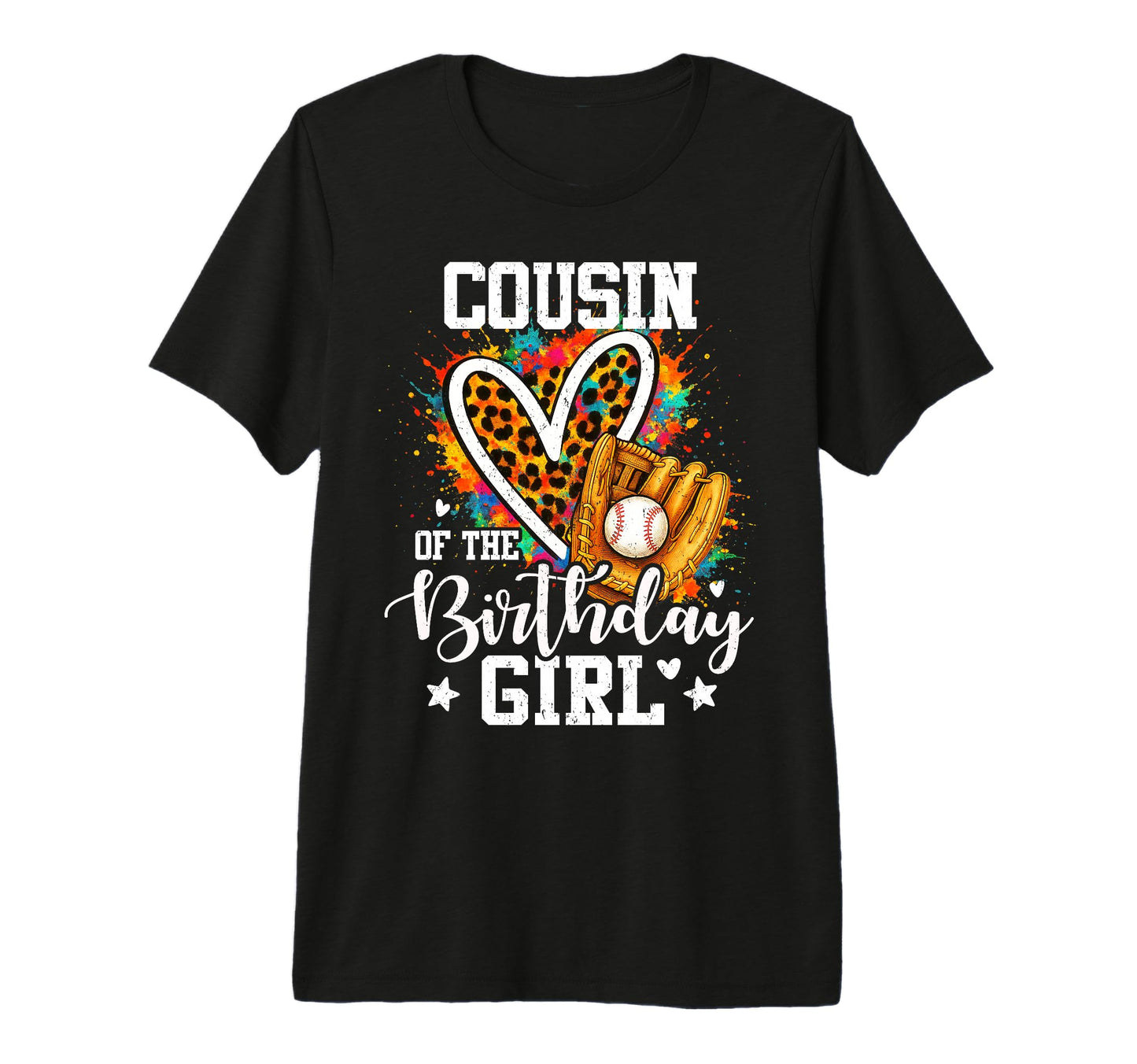 Cousin Birthday Baseball Player T-Shirt - Minimalist Print for Adults - T-Shirt, Sweatshirt, Hoodie