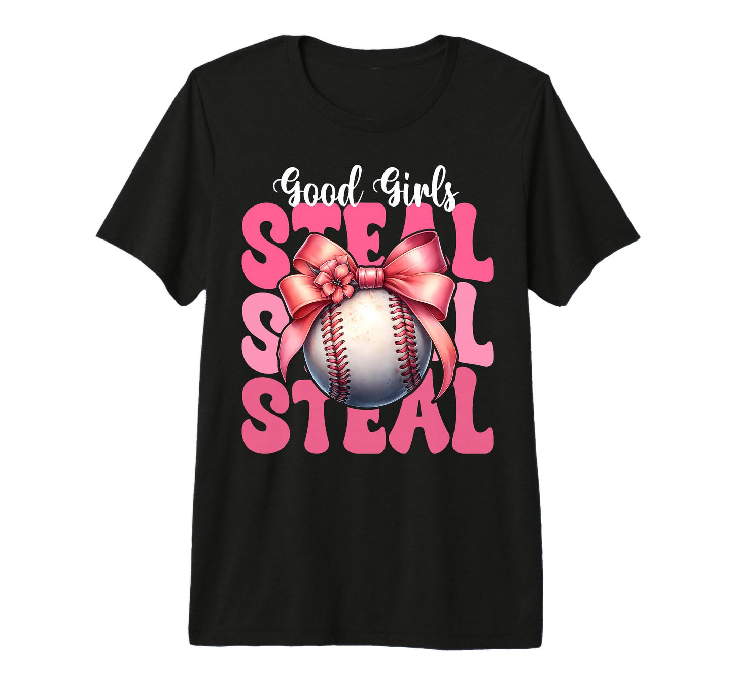 Baseball Mom Mothers Day Coquette Bow T-Shirt - Unique Graphic for Adults - T-Shirt, Sweatshirt, Hoodie