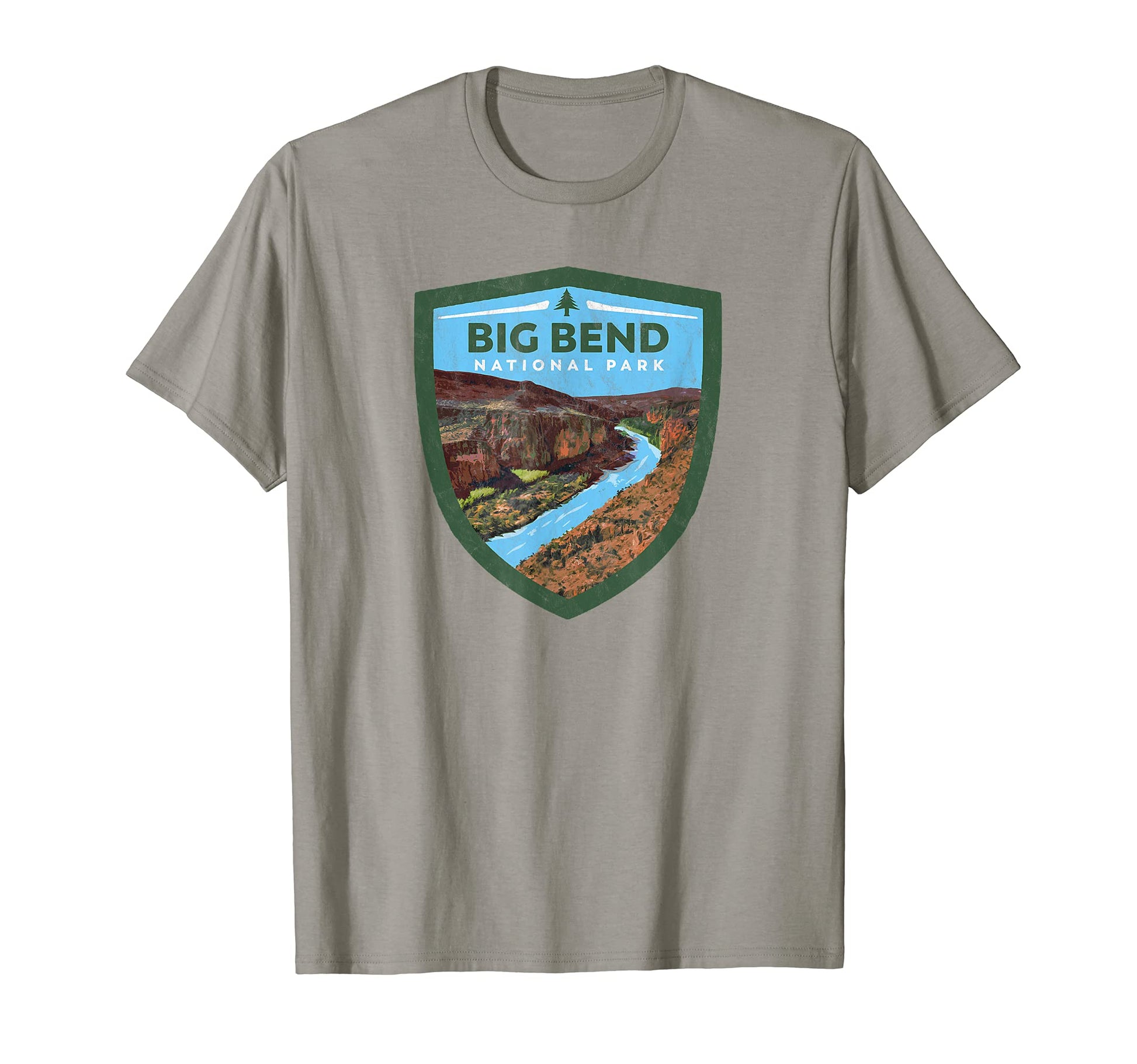 Big Bend National Park Badge T-Shirt - Trendy Graphic Unisex - T-Shirt, Sweatshirt, Hoodie