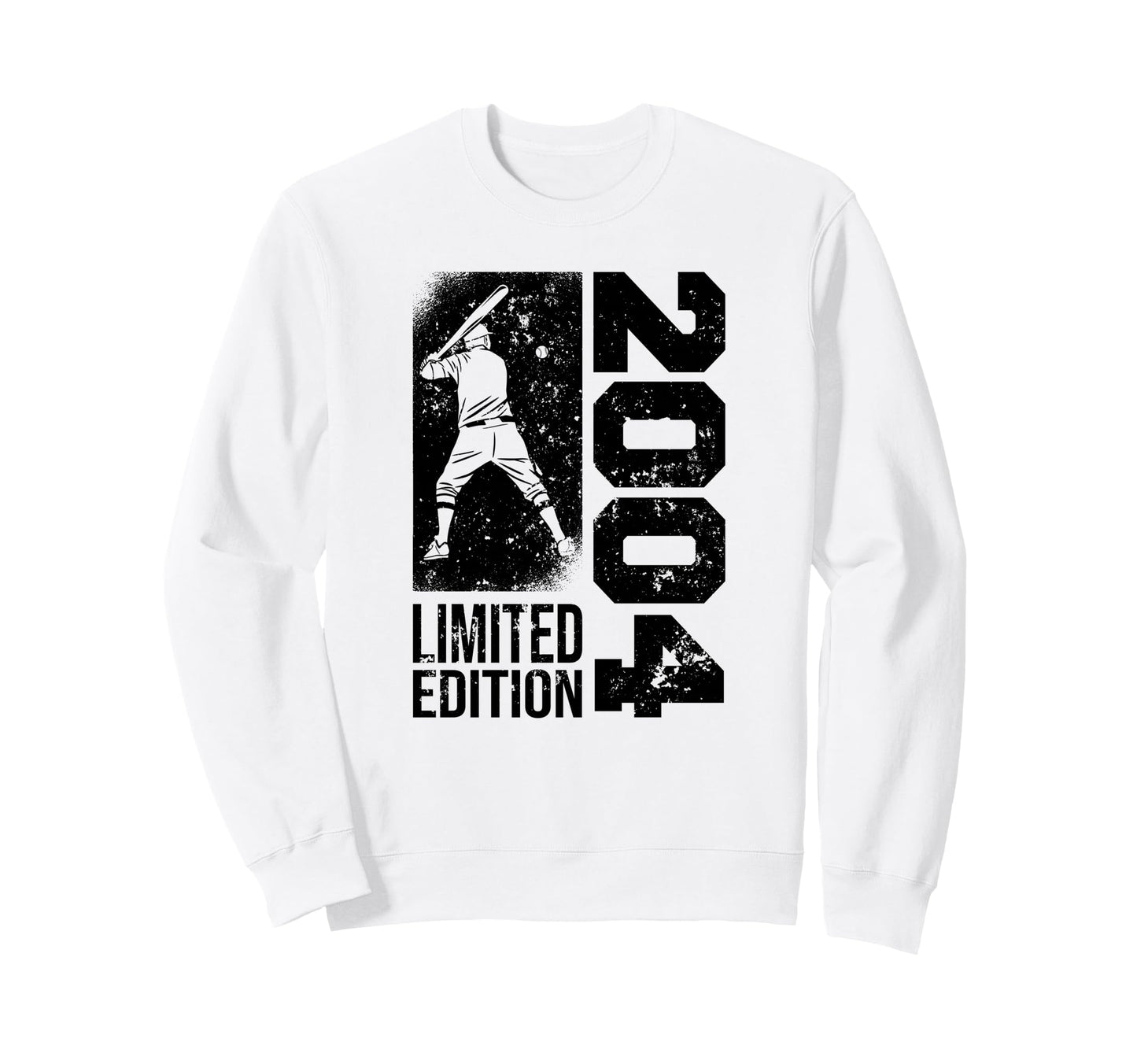 Baseball Player Born 2004 Birthday Sweatshirt - Trendy Graphic Men Women - T-Shirt, Sweatshirt, Hoodie