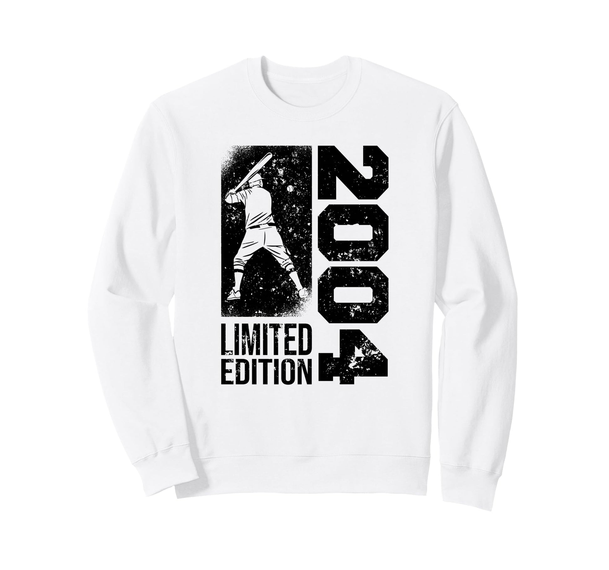 Baseball Player Born 2004 Birthday Sweatshirt - Trendy Graphic Men Women - T-Shirt, Sweatshirt, Hoodie