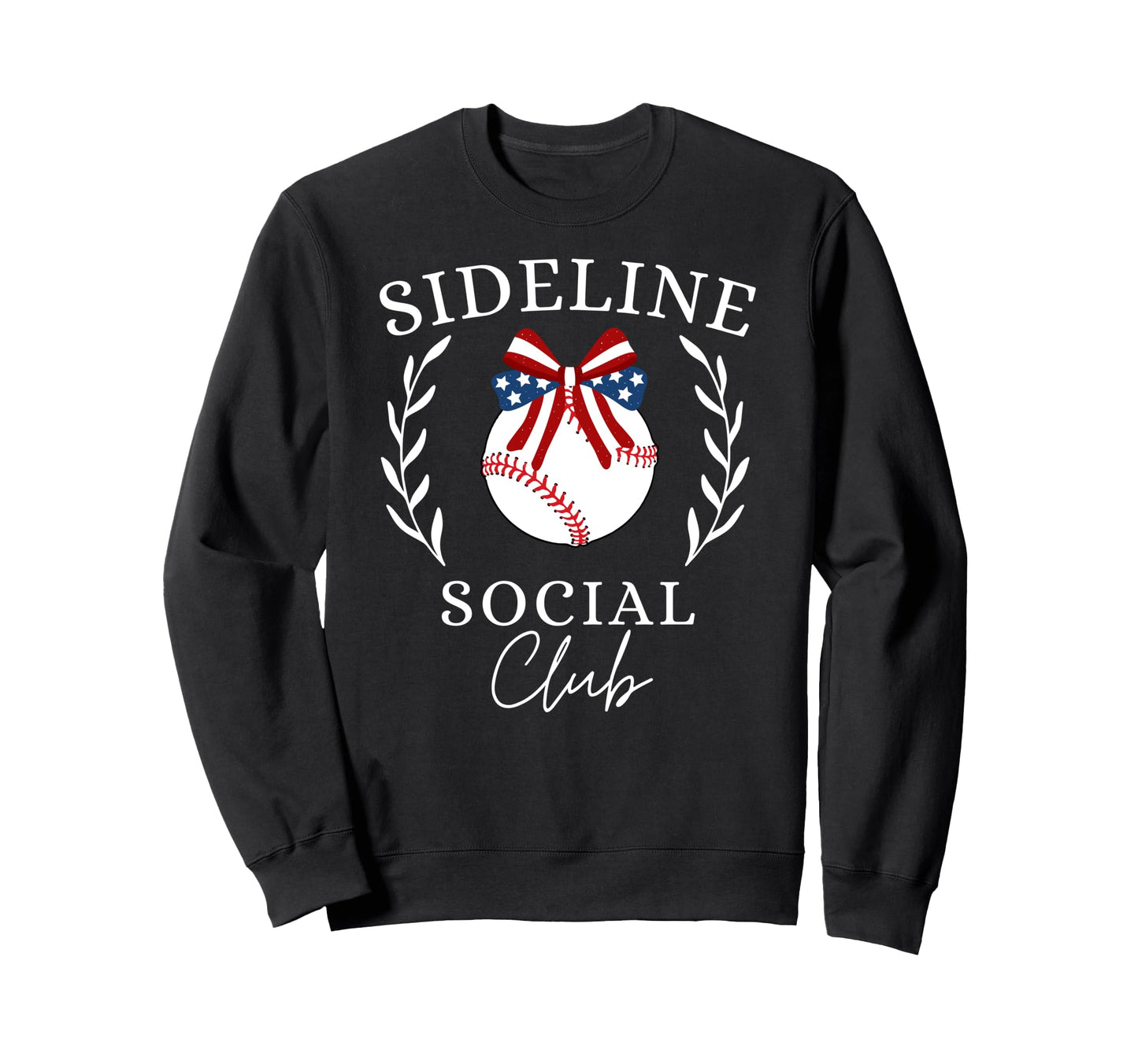 Sideline Social Club Coquette Sweatshirt - Casual Everyday Wear Unisex - T-Shirt, Sweatshirt, Hoodie