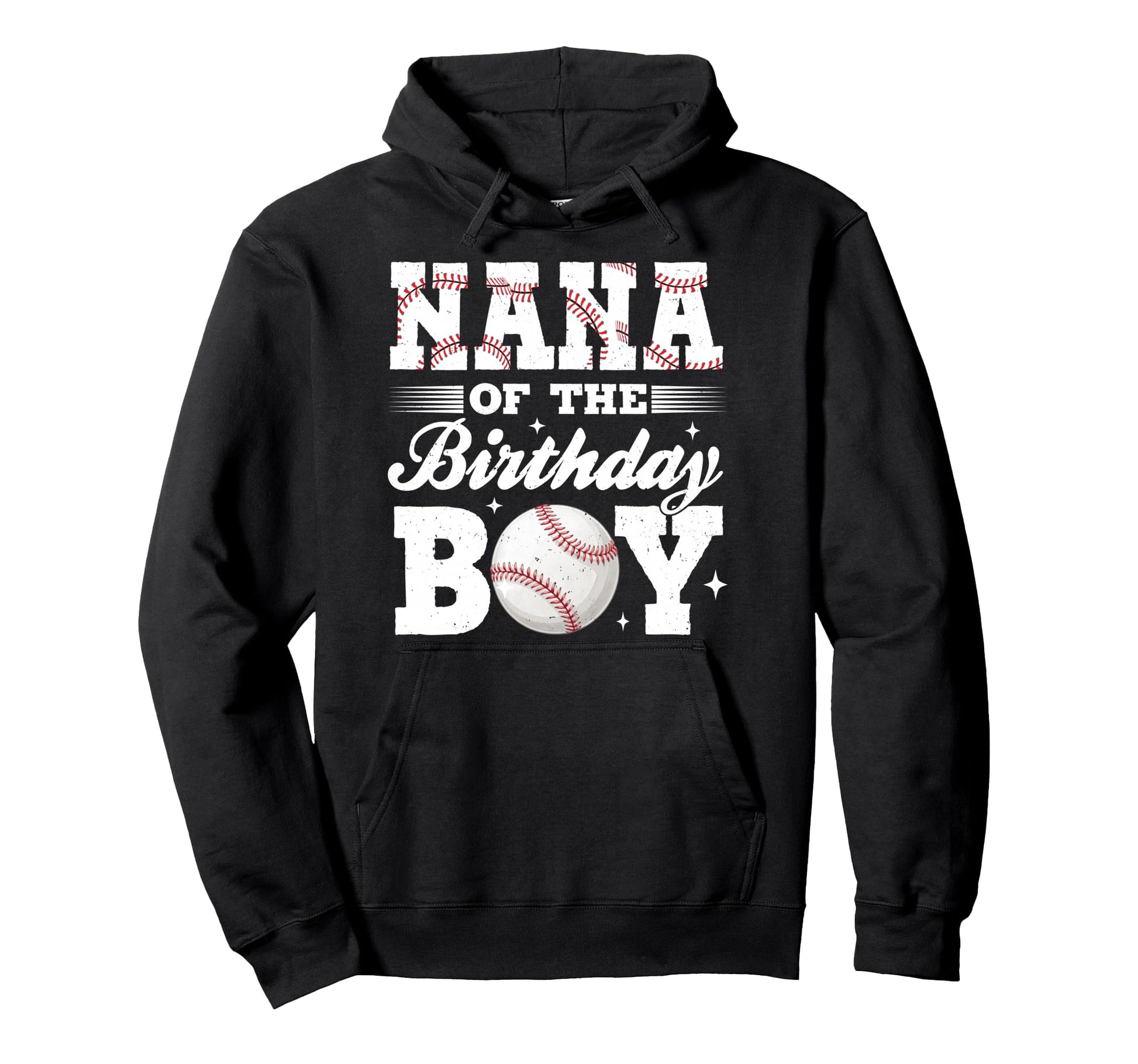 Nana Birthday Baseball Matching Family Hoodie - Novelty Apparel Men Women - T-Shirt, Sweatshirt, Hoodie