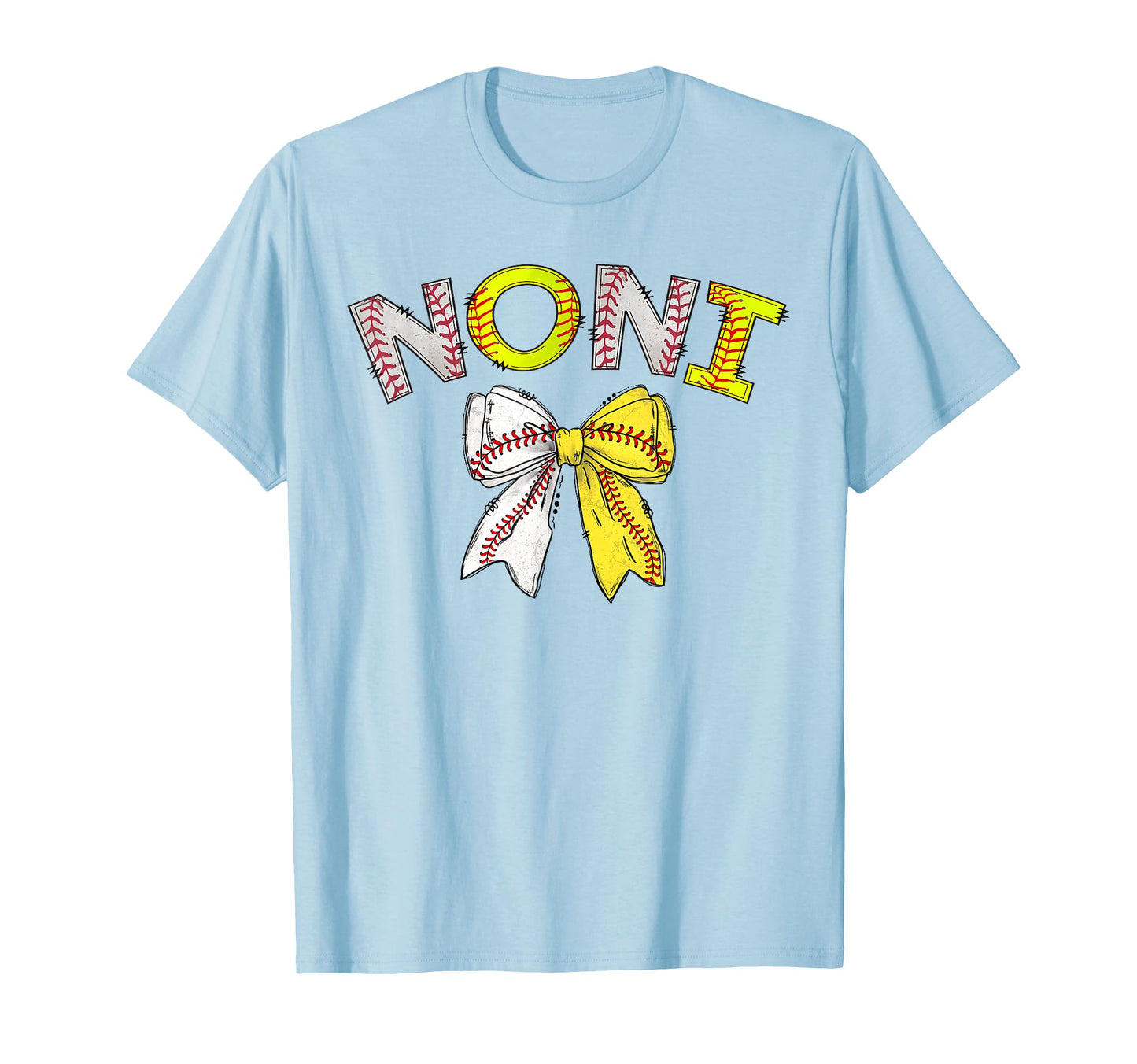 Noni Both Half Baseball Softball T-Shirt - Minimalist Print Men Women - T-Shirt, Sweatshirt, Hoodie