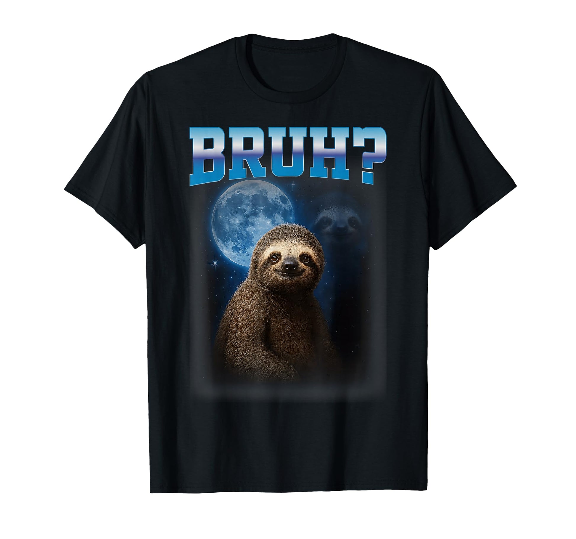 Sloth Meme Bruh Bootleg Y2K Aesthetic T-Shirt - Minimalist Print Unisex - T-Shirt, Sweatshirt, Hoodie