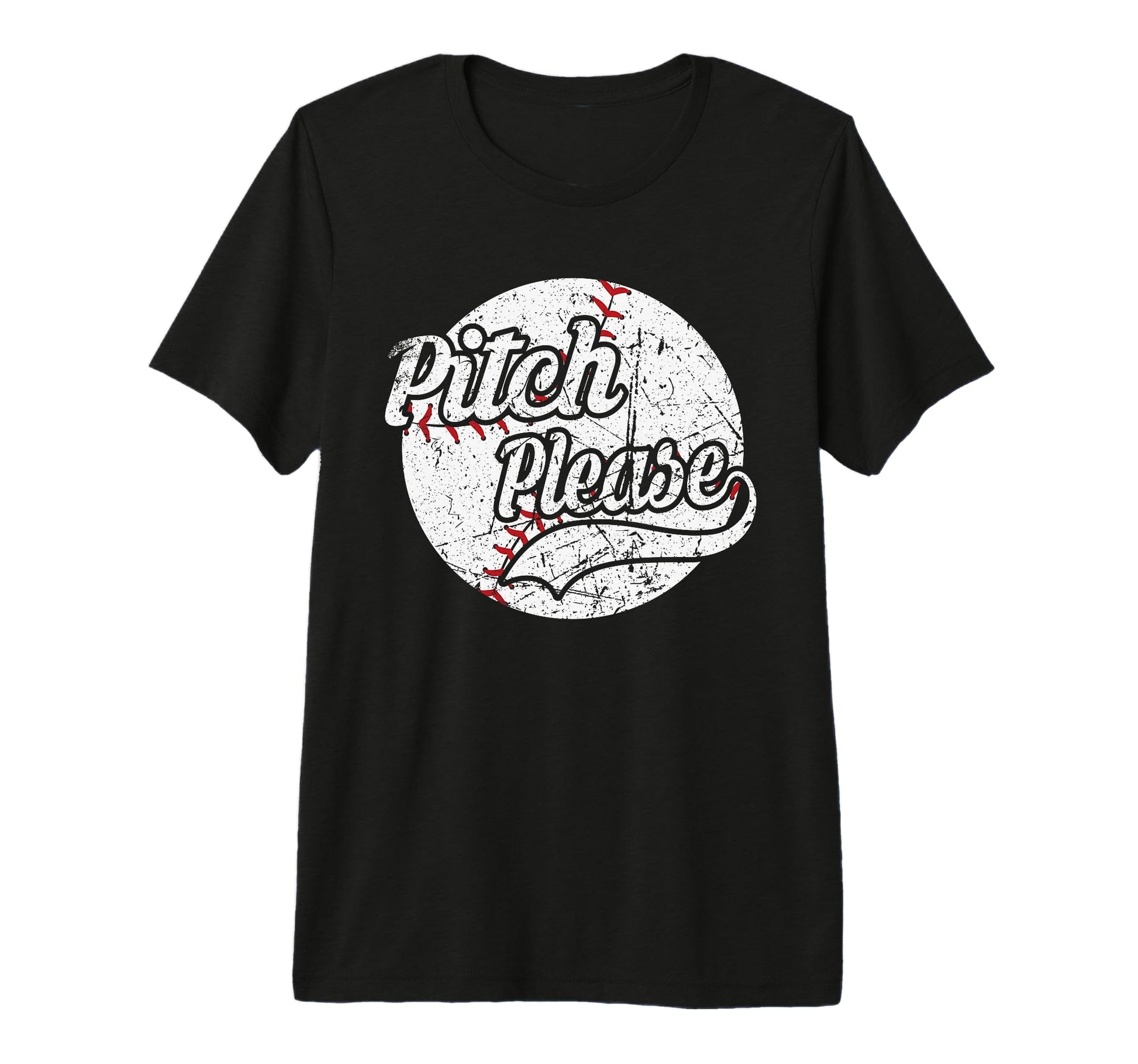 Baseball Pitch Please Tri Blend T-Shirt - Novelty Apparel Men Women - T-Shirt, Sweatshirt, Hoodie