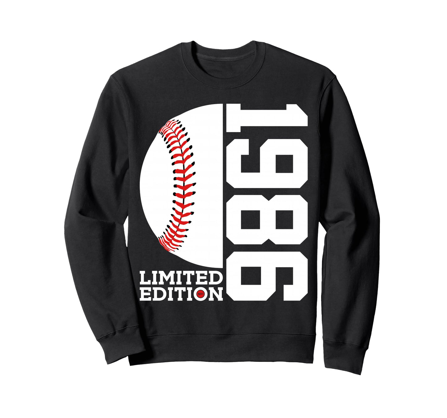 40Th Birthday Baseball 1986 Sweatshirt - Novelty Apparel Unisex - T-Shirt, Sweatshirt, Hoodie