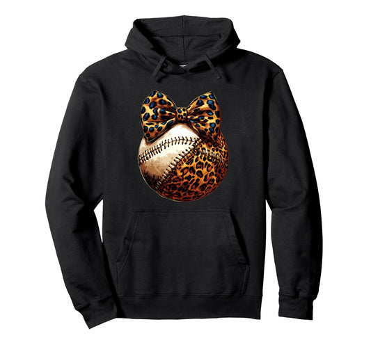 Baseball Coquette Bow Baseball Mom Hoodie - Streetwear Style Unisex - T-Shirt, Sweatshirt, Hoodie