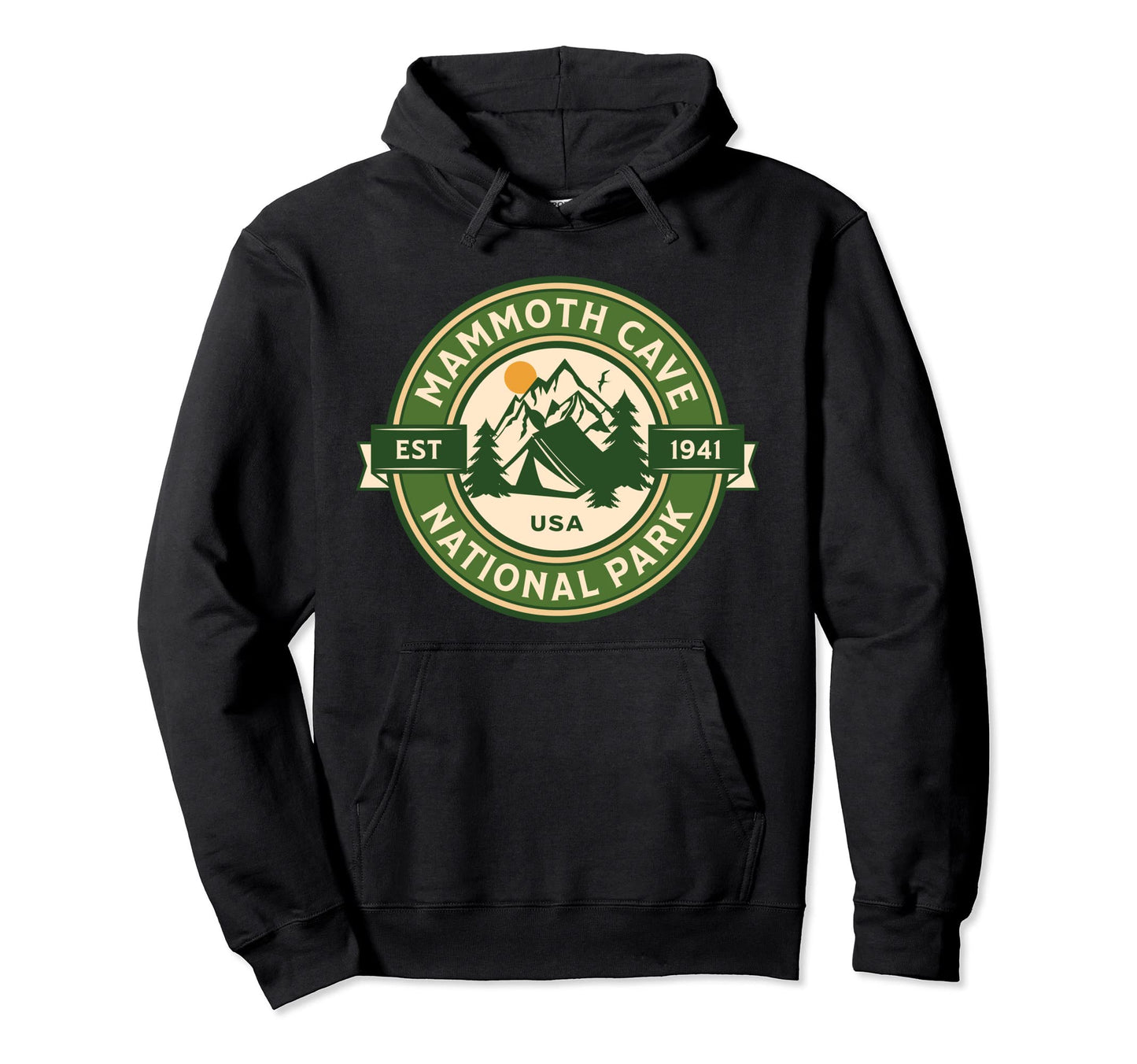 Mammoth Cave National Park Kentucky Hike Hoodie - Graphic Print Men Women - T-Shirt, Sweatshirt, Hoodie