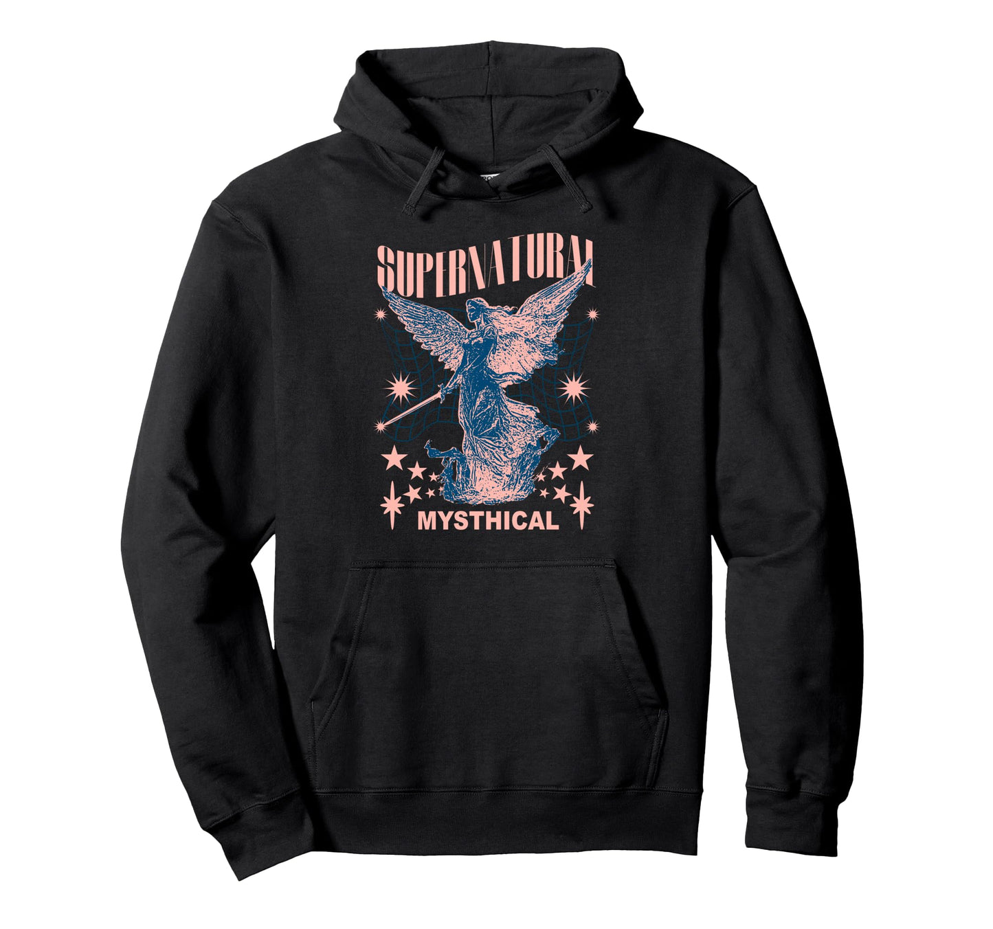 Y2K Supernatural Bold Urban Graffiti Hoodie - Custom Art Print Unisex - T-Shirt, Sweatshirt, Hoodie