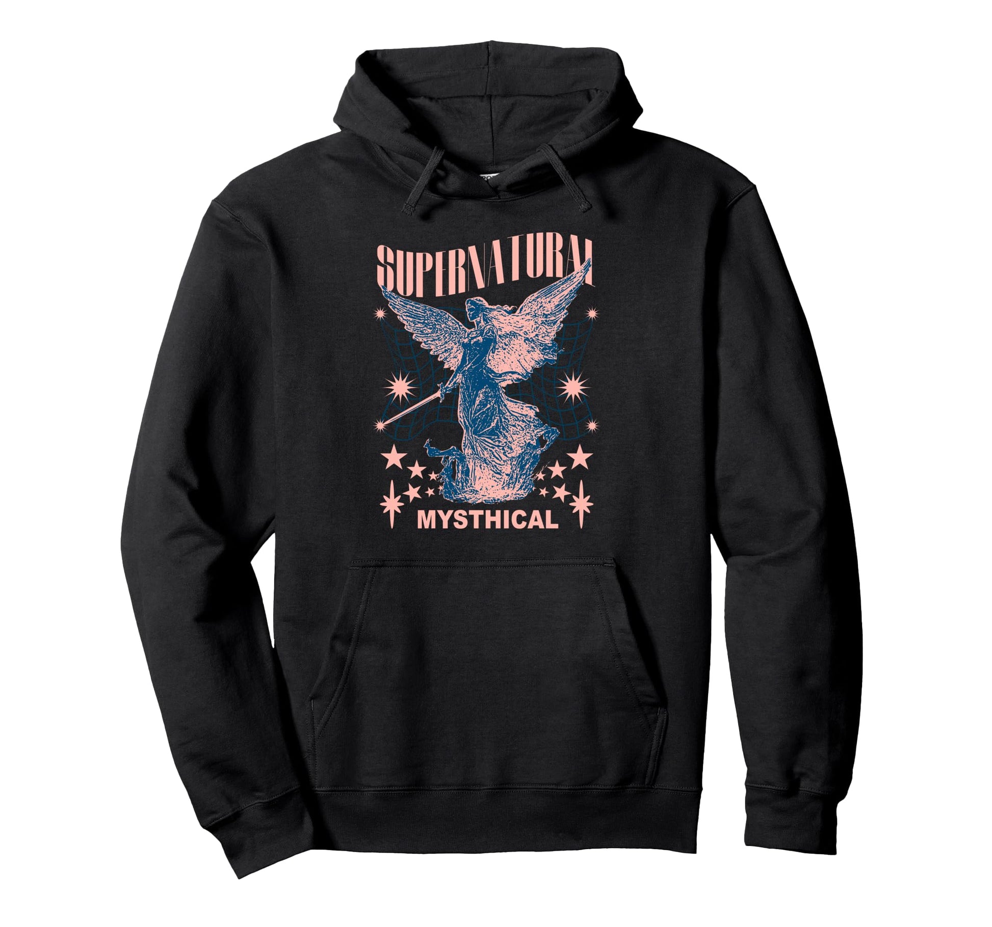 Y2K Supernatural Bold Urban Graffiti Hoodie - Custom Art Print Unisex - T-Shirt, Sweatshirt, Hoodie