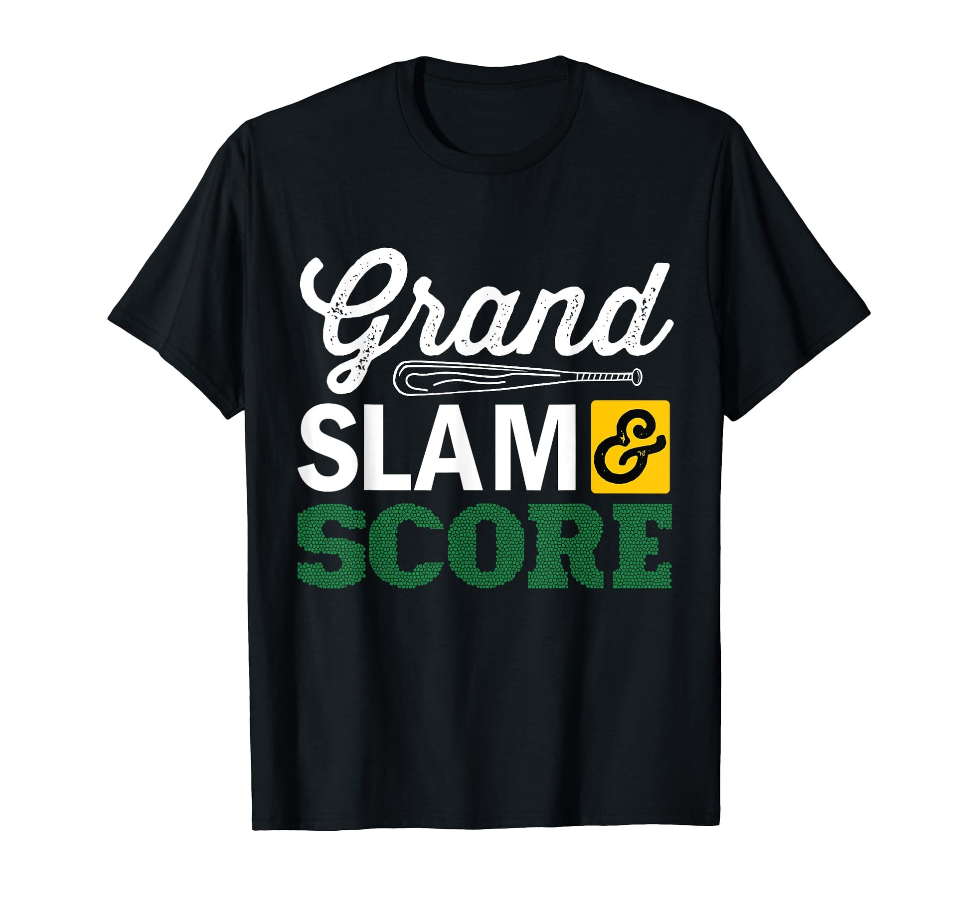 Grand Slam Score Baseball Bat Gift T-Shirt - Trendy Graphic Men Women - T-Shirt, Sweatshirt, Hoodie