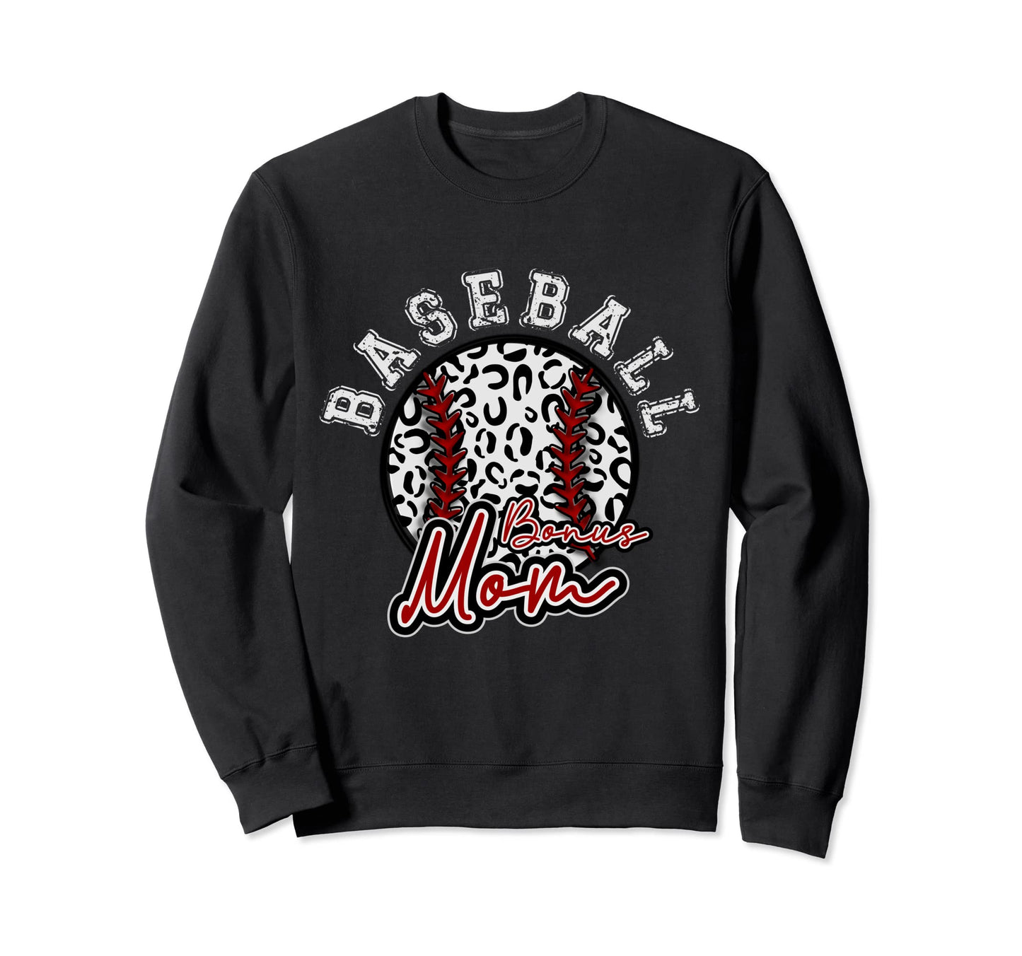 Leopard Cheetah Baseball Bonus Sweatshirt - Casual Everyday Wear Unisex - T-Shirt, Sweatshirt, Hoodie