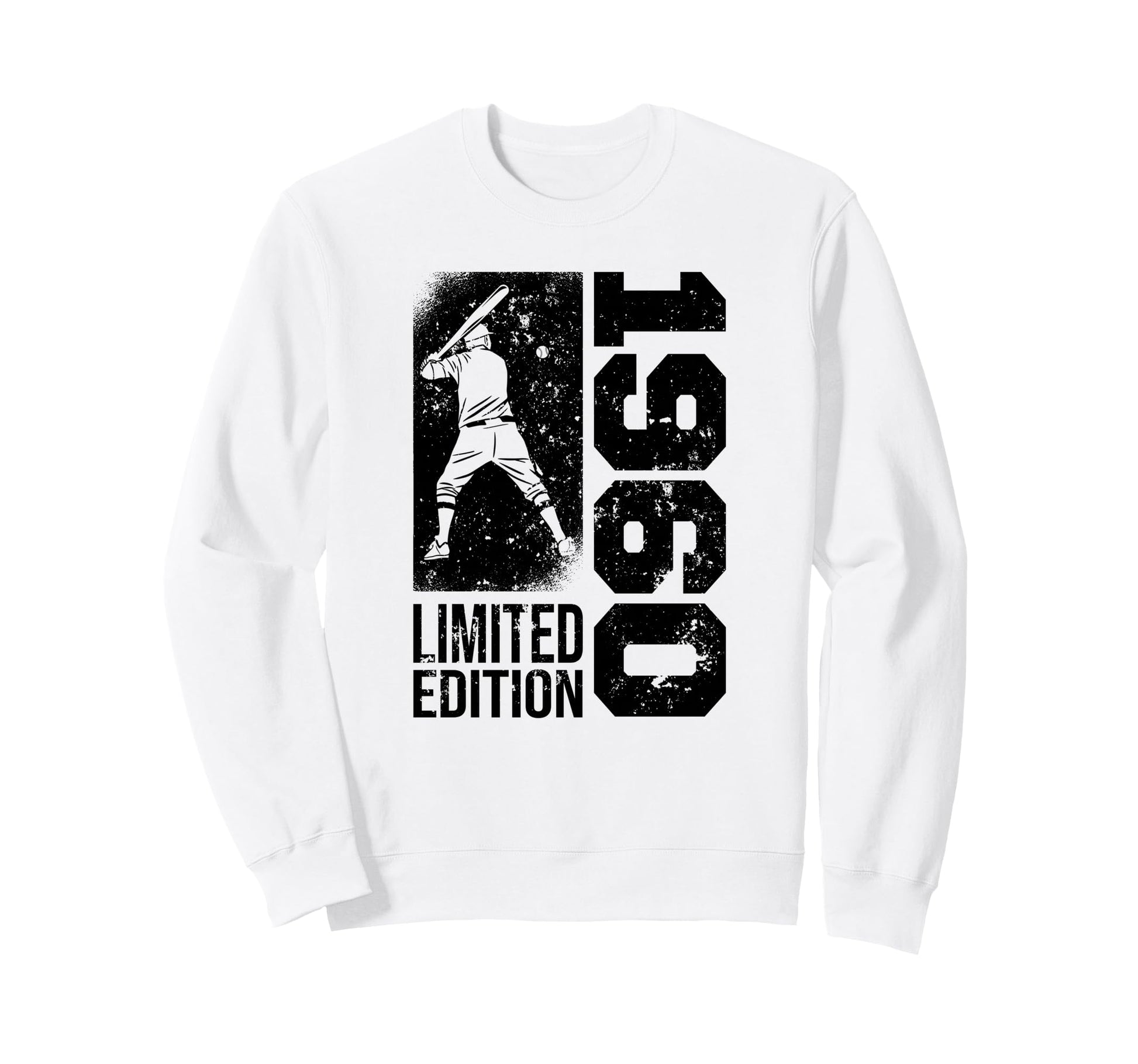 Baseball Player Born 1960 Sweatshirt - Fun Novelty Design Men Women - T-Shirt, Sweatshirt, Hoodie