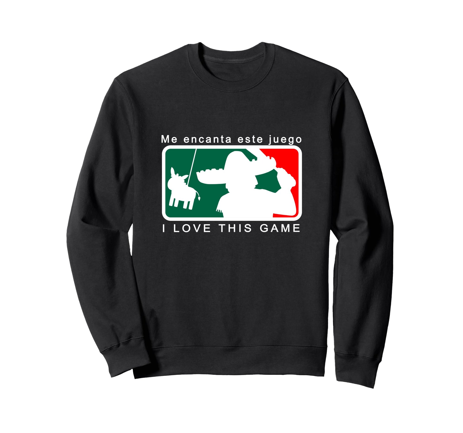 Fun Mexican Pinnata Party Baseball Sweatshirt - Minimalist Print for Adults - T-Shirt, Sweatshirt, Hoodie
