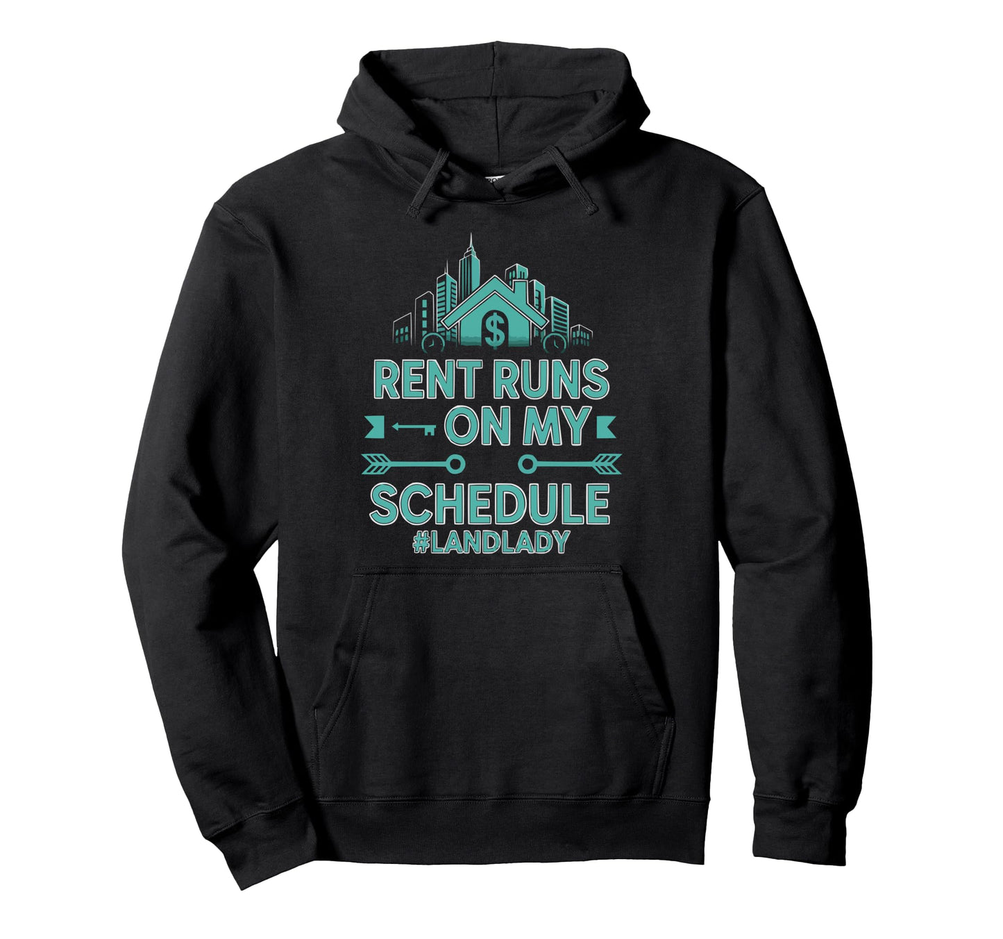 Landlady Property Owner Apartment Hoodie - Minimalist Print Men Women - T-Shirt, Sweatshirt, Hoodie