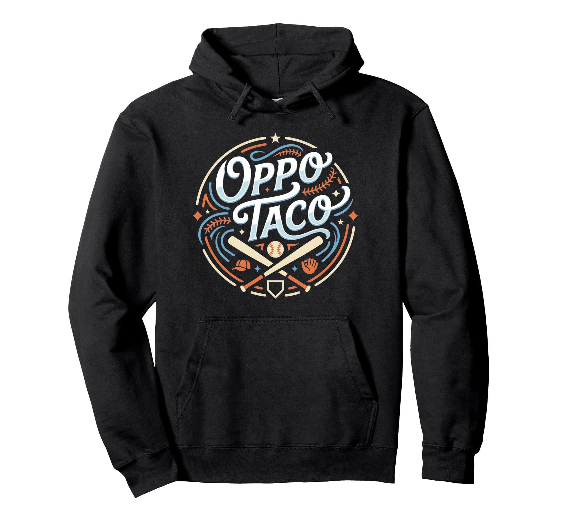 Funny Baseball Oppo Taco Home Run Hoodie - Unique Graphic Unisex - T-Shirt, Sweatshirt, Hoodie