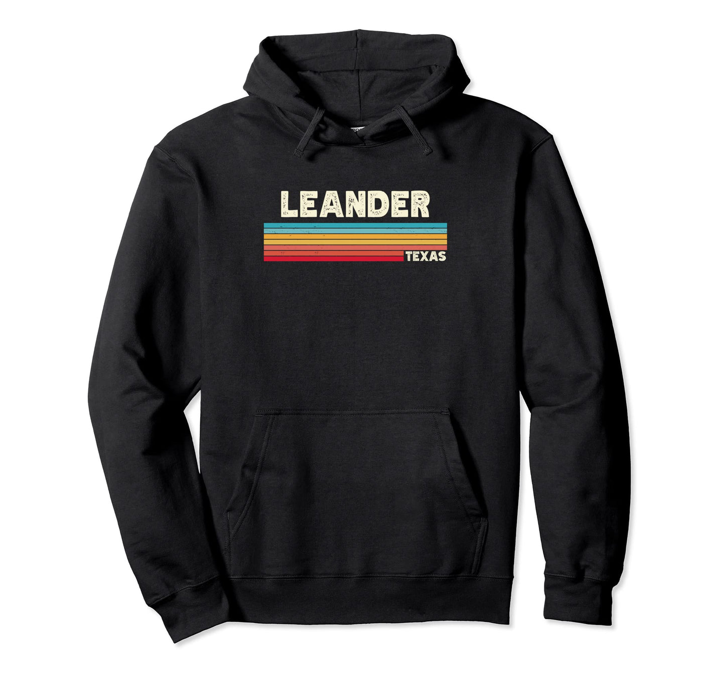 Native Leander Texas Tx Stripes Hoodie - Fun Novelty Design for Adults - T-Shirt, Sweatshirt, Hoodie