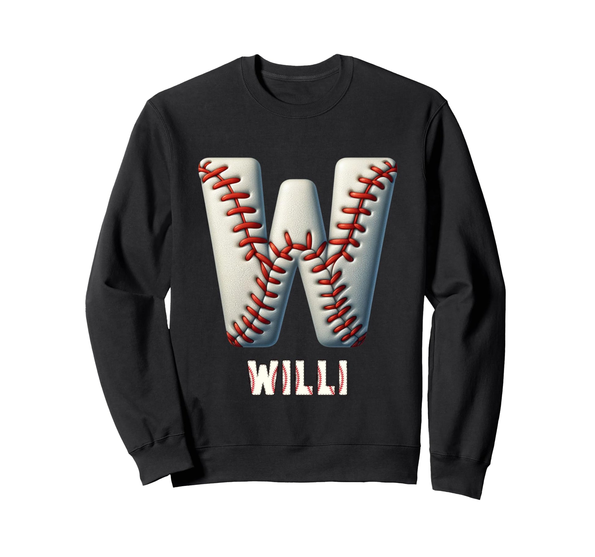 Baseball Home Run Yavuz Initial Letter Sweatshirt - Trendy Graphic Unisex - T-Shirt, Sweatshirt, Hoodie
