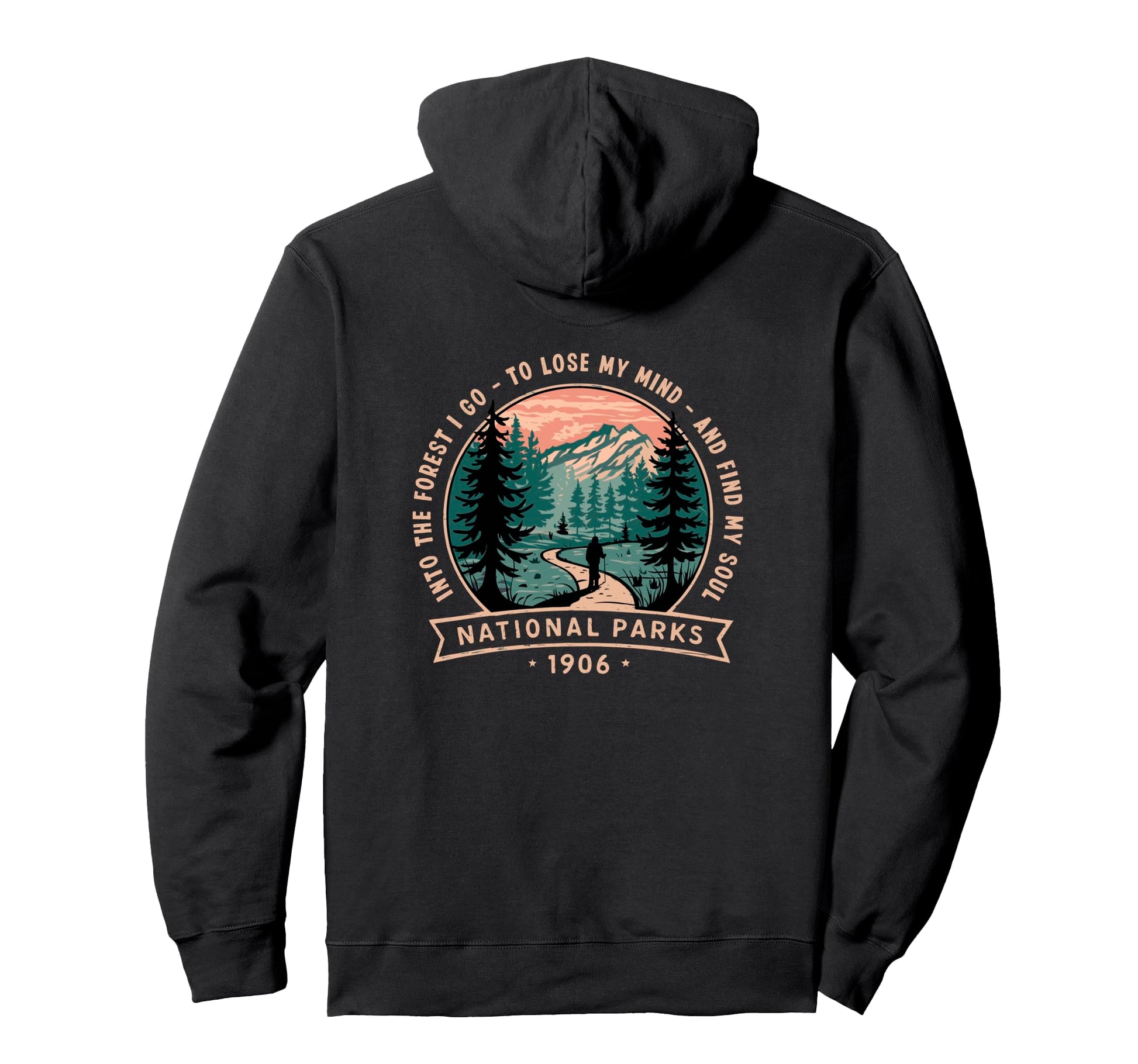 Inspirational Hiking National Parks Hoodie - Trendy Graphic for Adults - T-Shirt, Sweatshirt, Hoodie