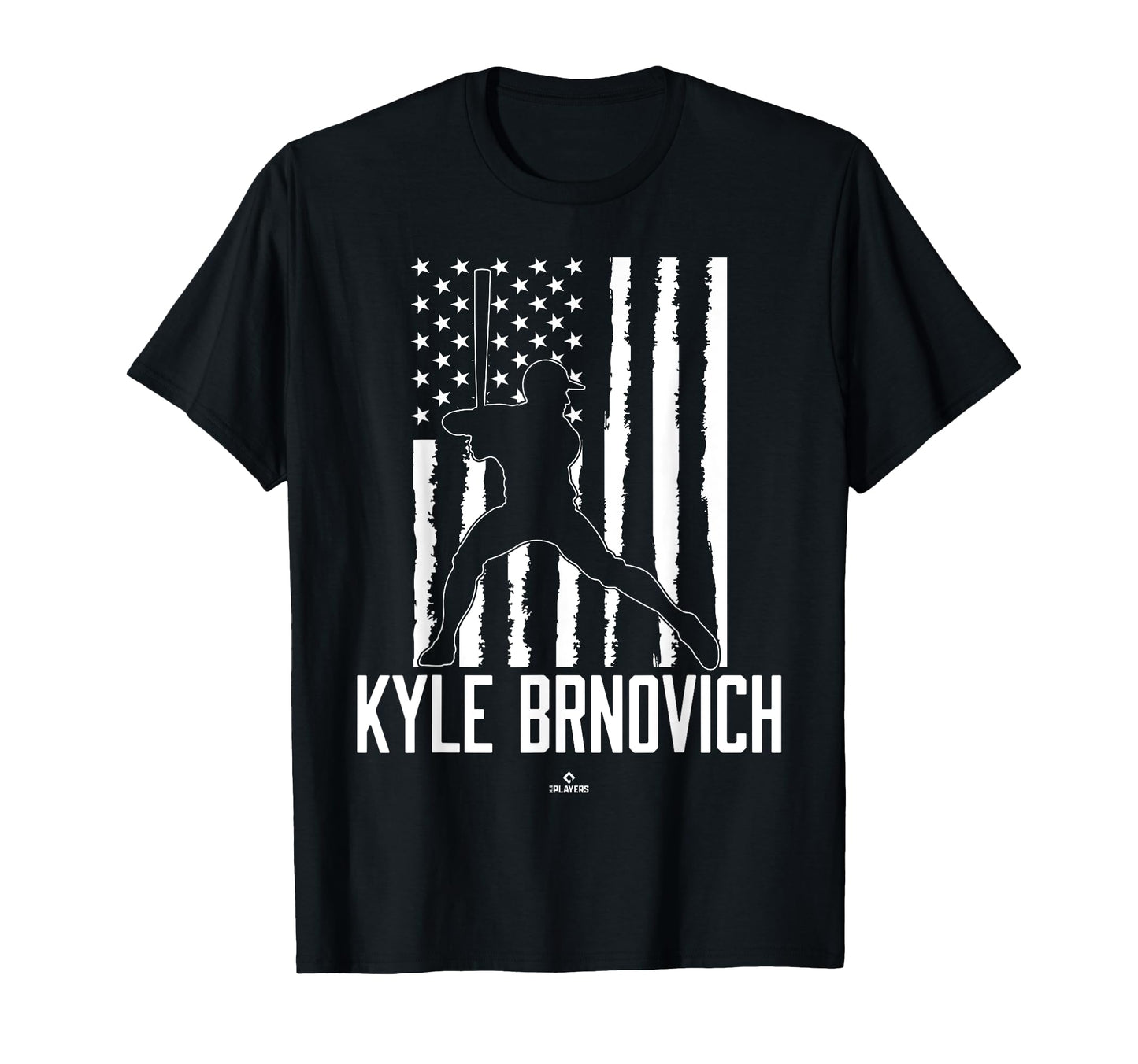 Distressed Flag Swing Kyle Brnovich T-Shirt - Novelty Apparel for Adults - T-Shirt, Sweatshirt, Hoodie