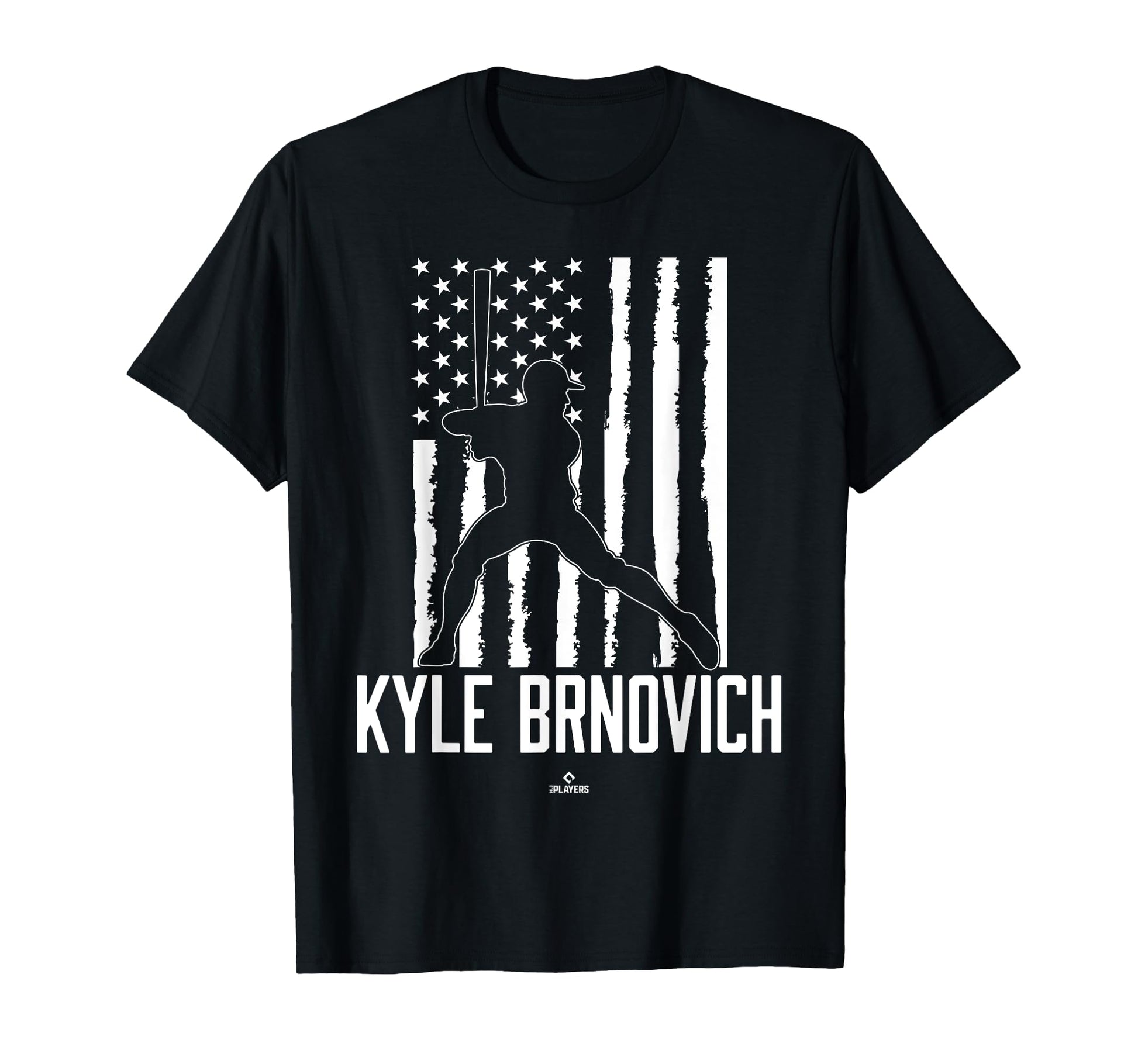 Distressed Flag Swing Kyle Brnovich T-Shirt - Novelty Apparel for Adults - T-Shirt, Sweatshirt, Hoodie