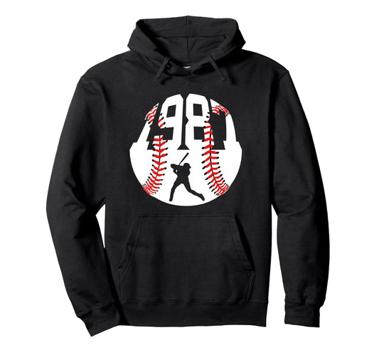 1987 Baseball 39Th Birthday Hoodie - Graphic Print Unisex - T-Shirt, Sweatshirt, Hoodie