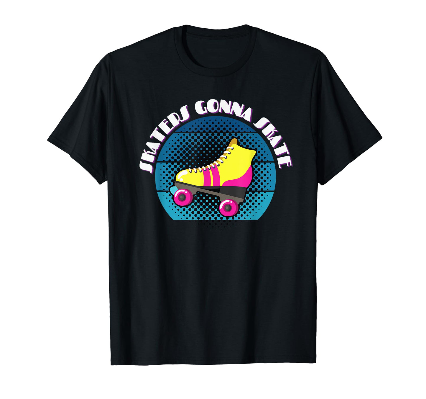 80S Sunset Roller Skating Derby Skates T-Shirt - Trendy Graphic Men Women - T-Shirt, Sweatshirt, Hoodie