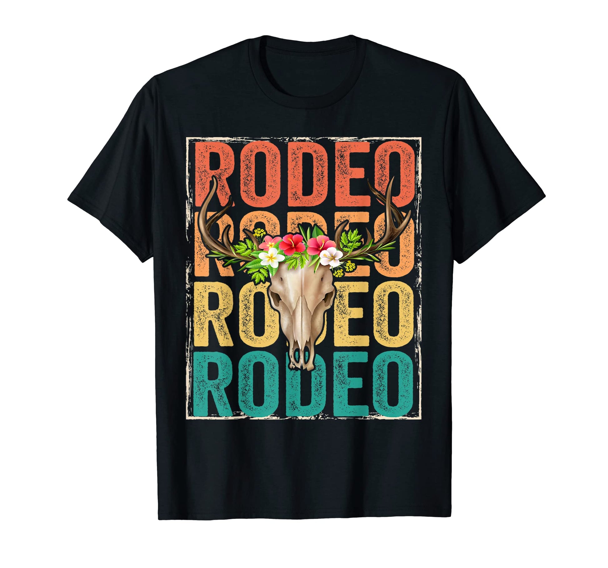 Cowgirl Rodeo Distressed Western Barn T-Shirt - Unique Graphic Men Women - T-Shirt, Sweatshirt, Hoodie