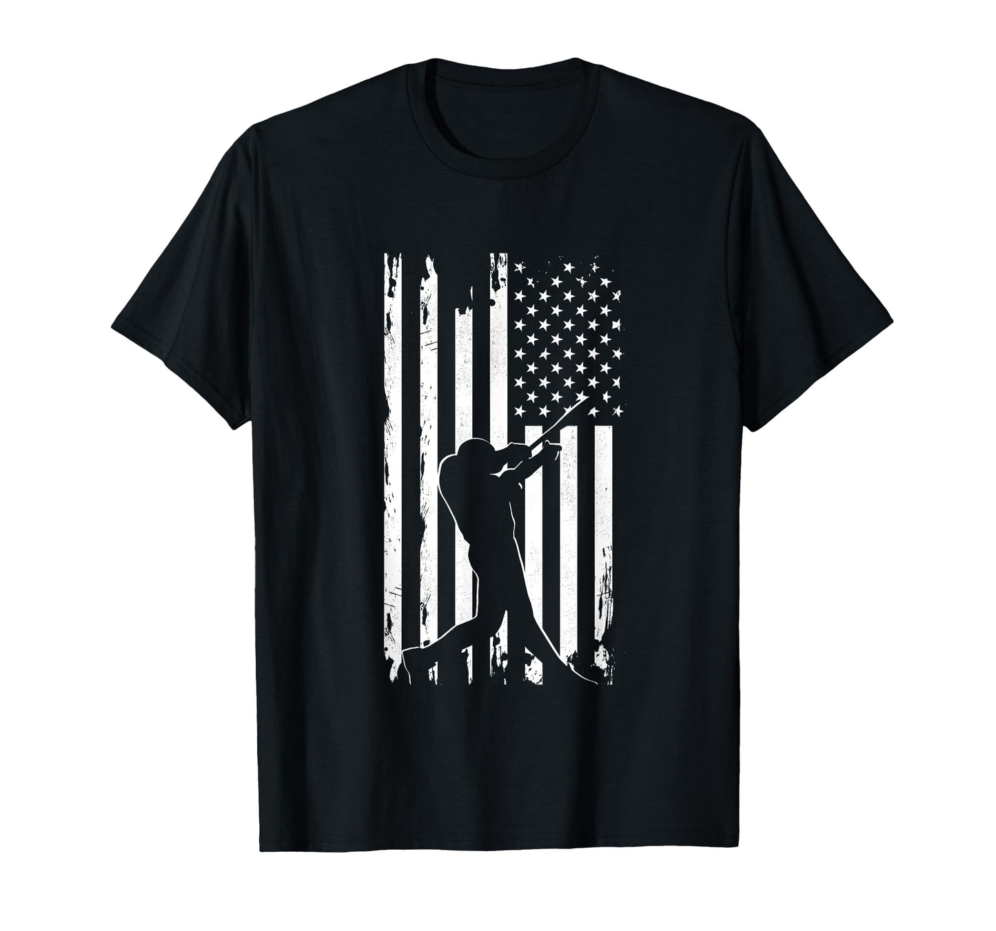 American Flag Baseball T-Shirt - Custom Art Print Men Women - T-Shirt, Sweatshirt, Hoodie