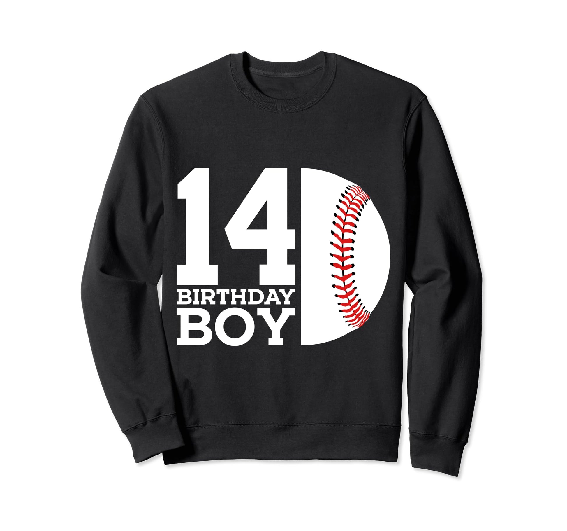 14 Birthday Baseball 14Th Birthday Sweatshirt - Unique Graphic for Adults - T-Shirt, Sweatshirt, Hoodie