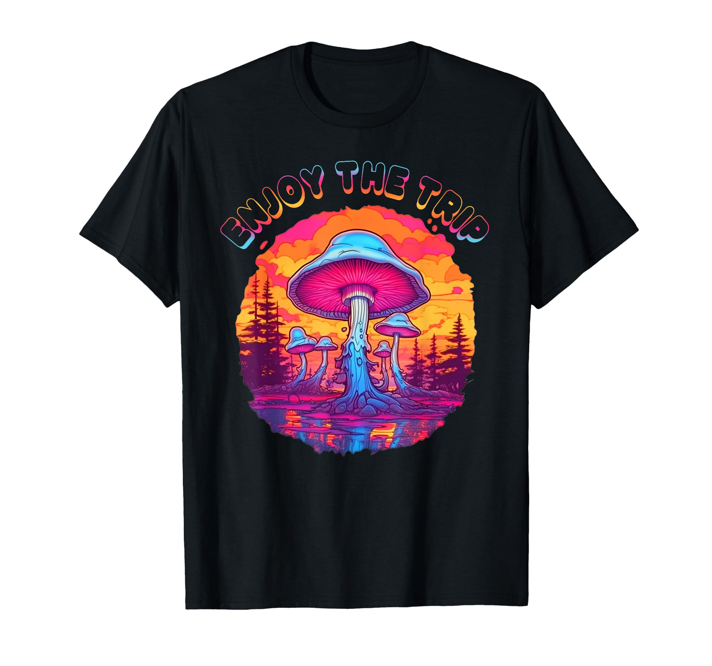 Magic Mushrooms Psychedelic Trip T-Shirt - Casual Everyday Wear for Adults - T-Shirt, Sweatshirt, Hoodie