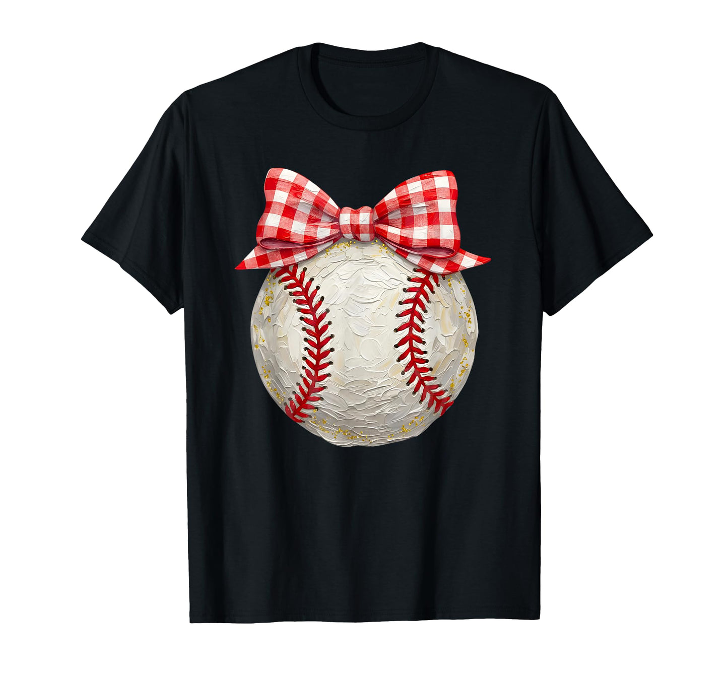 Baseball Season Coquette Bow Softball T-Shirt - Minimalist Print Unisex - T-Shirt, Sweatshirt, Hoodie