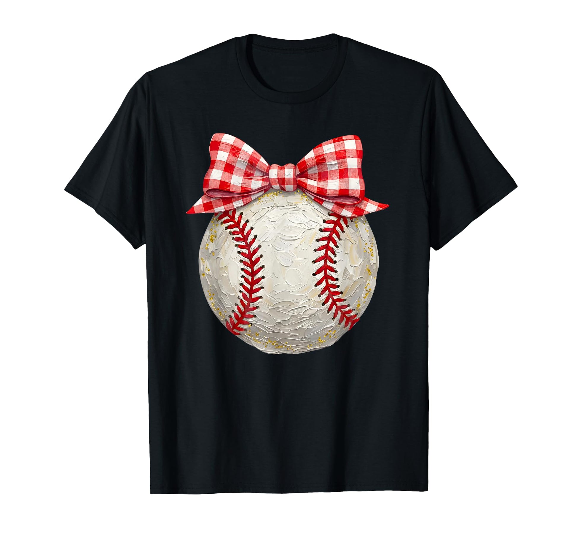 Baseball Season Coquette Bow Softball T-Shirt - Minimalist Print Unisex - T-Shirt, Sweatshirt, Hoodie