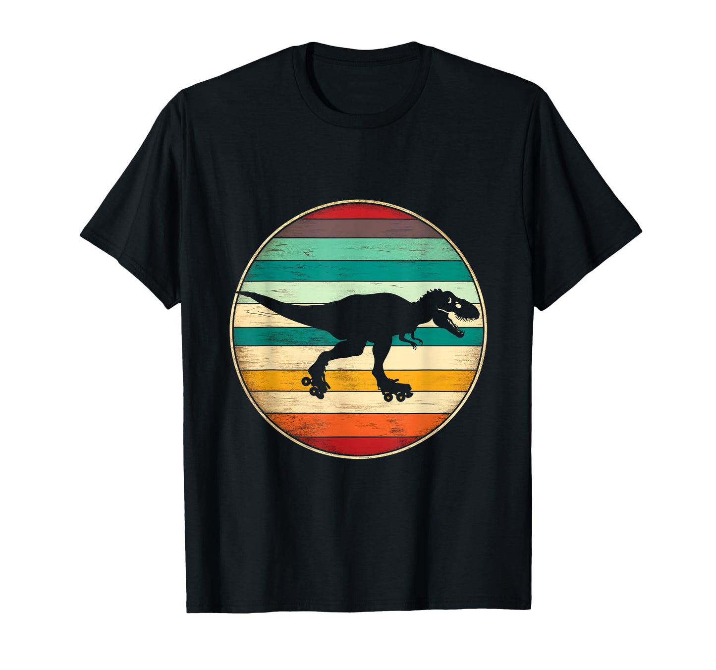 Skating Dinosaur T-Shirt - Aesthetic Graphic for Adults - T-Shirt, Sweatshirt, Hoodie