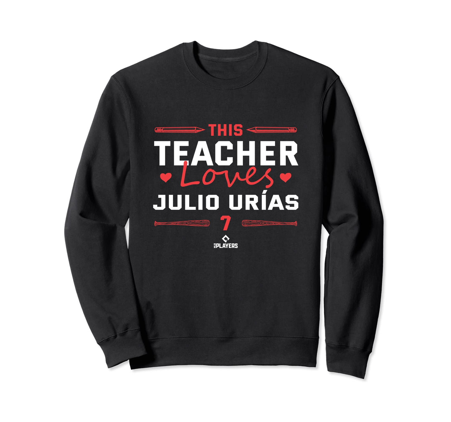 This Teacher Loves Julio Urias Sweatshirt - Aesthetic Graphic Unisex - T-Shirt, Sweatshirt, Hoodie