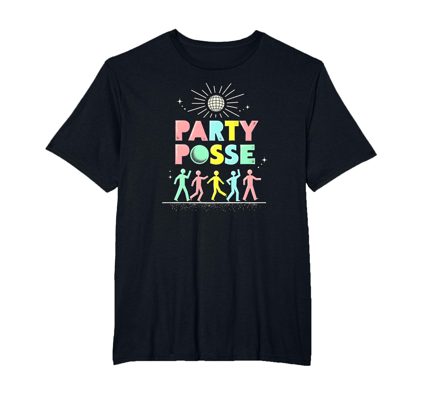 Party Posse Disco Fever Squad Night Owls T-Shirt - Unique Graphic Unisex - T-Shirt, Sweatshirt, Hoodie