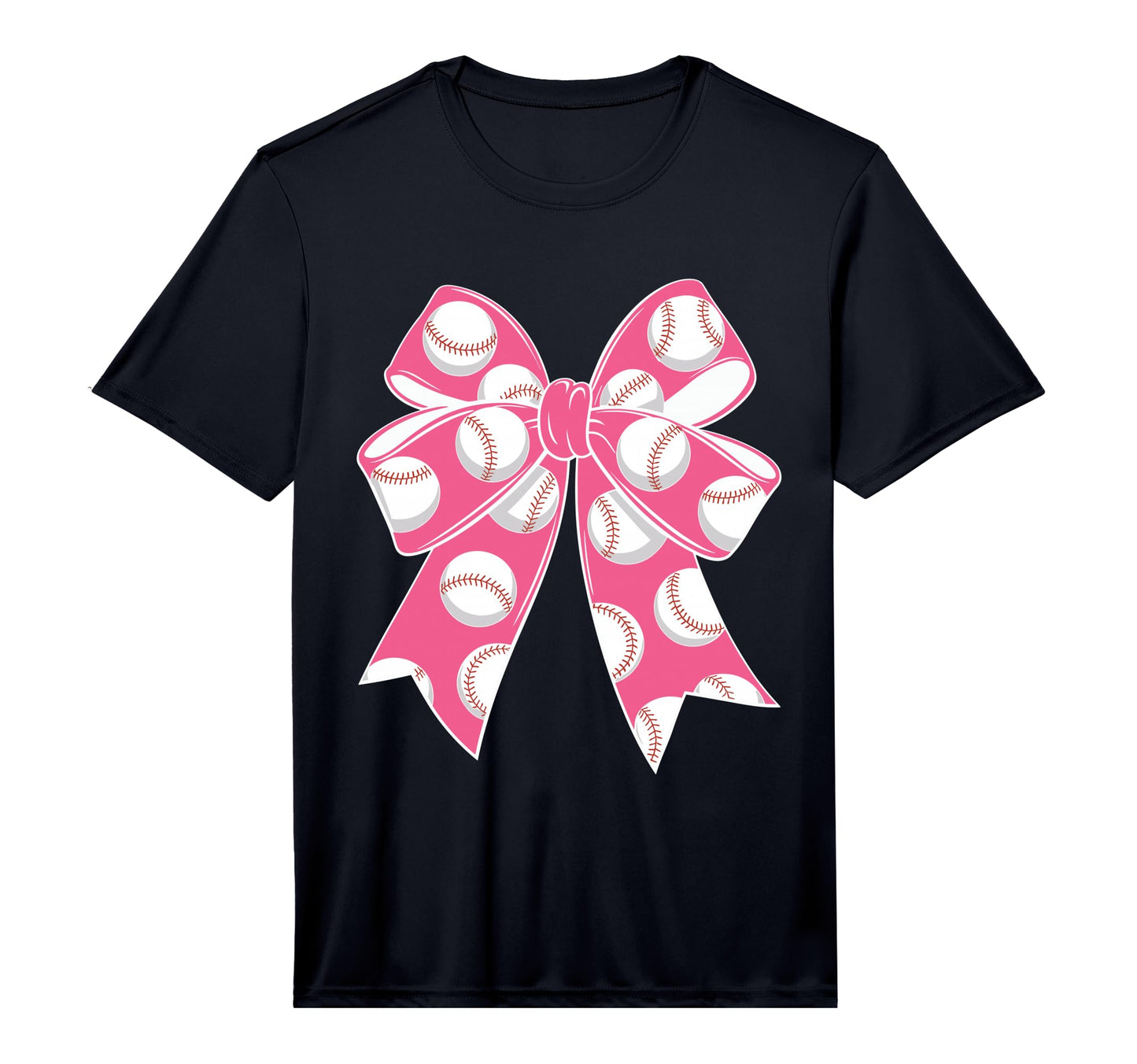 Baseball Coquette Bow Baseball Mom Mama T-Shirt - Unique Graphic Unisex - T-Shirt, Sweatshirt, Hoodie