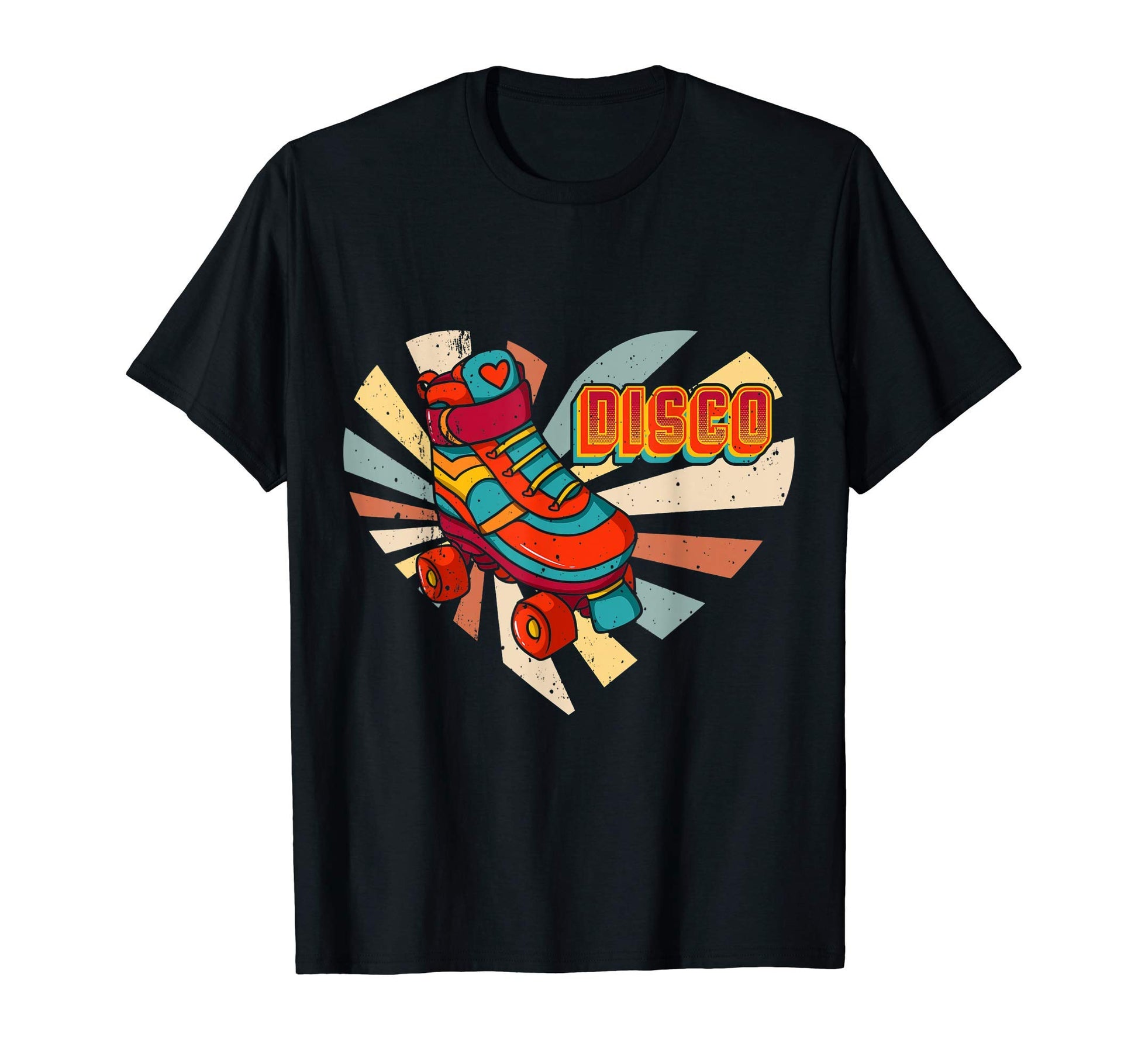 Disco Roller Love Skates Derby Skating T-Shirt - Trendy Graphic Unisex - T-Shirt, Sweatshirt, Hoodie