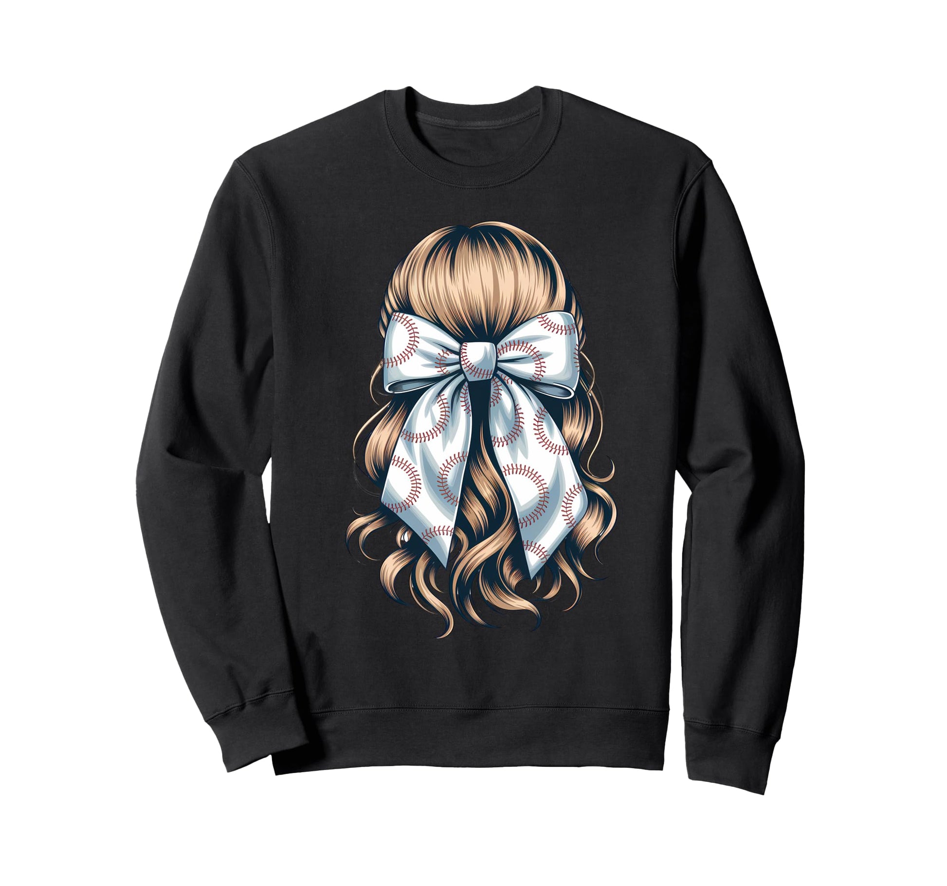 Baseball Coquette Bow Baseball Mom Sweatshirt - Graphic Print Unisex - T-Shirt, Sweatshirt, Hoodie
