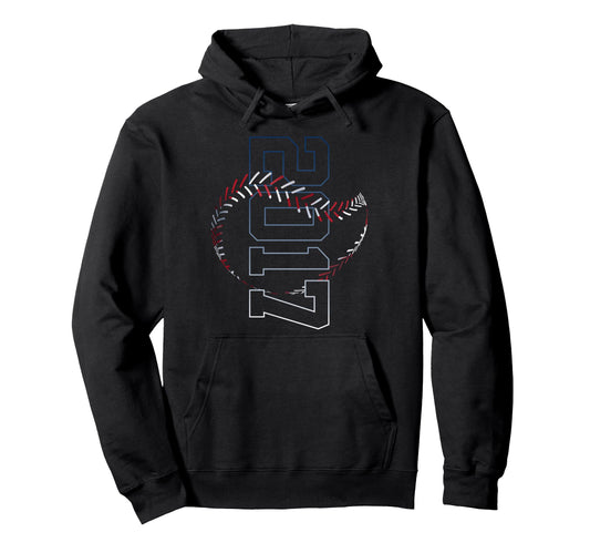 9 Years 2017 Baseball 9Th Birthday Hoodie - Aesthetic Graphic Unisex - T-Shirt, Sweatshirt, Hoodie