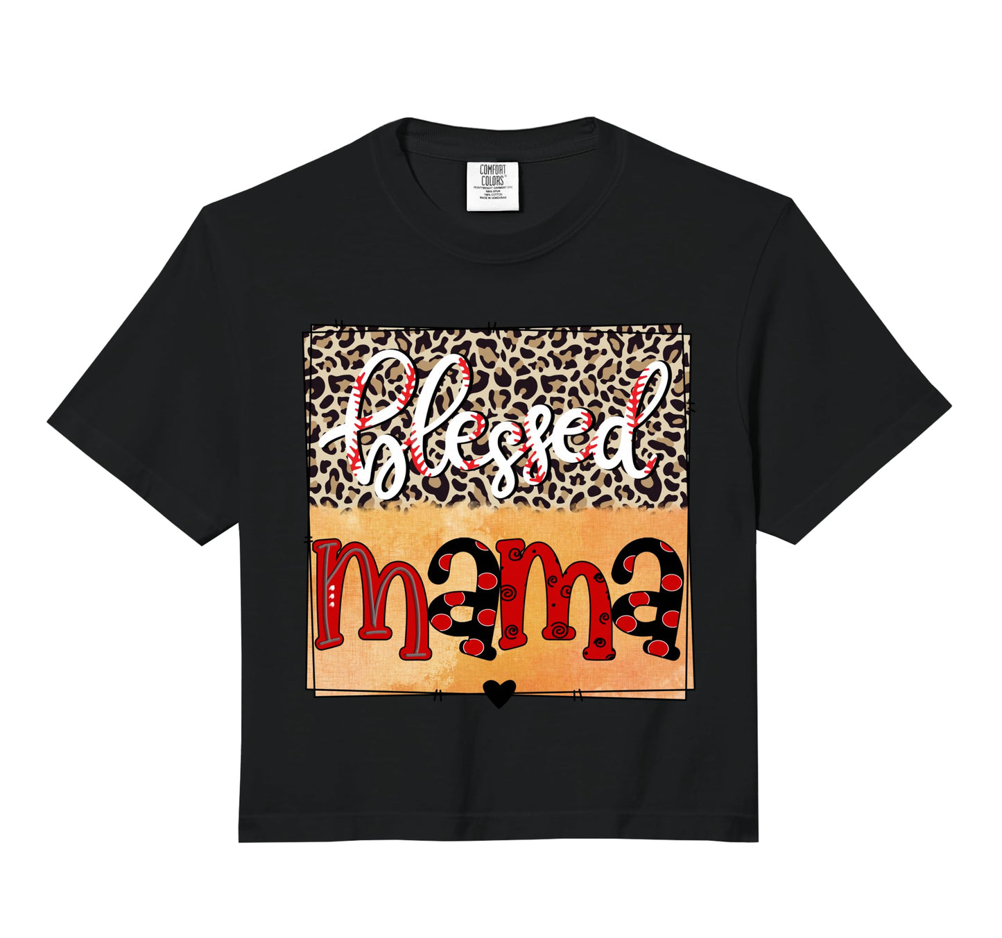 Blessed Mama Baseball Mom Softball Sweatshirt - Graphic Print for Adults - T-Shirt, Sweatshirt, Hoodie
